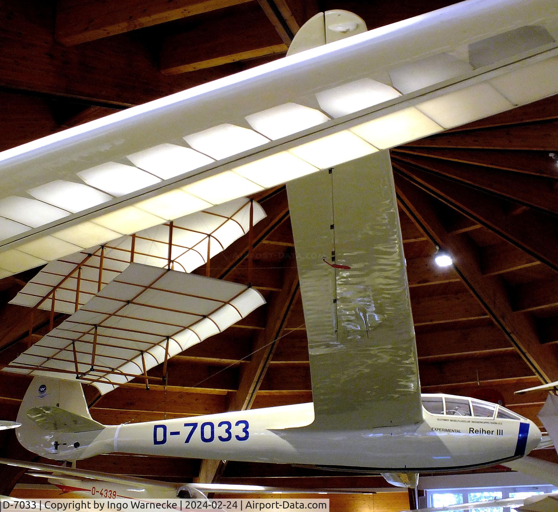 D-7033, 2000 DFS Reiher replica C/N nil, DFS Reiher replica at the Deutsches Segelflugmuseum mit Modellflug (German Soaring Museum with Model Flight), Gersfeld Wasserkuppe