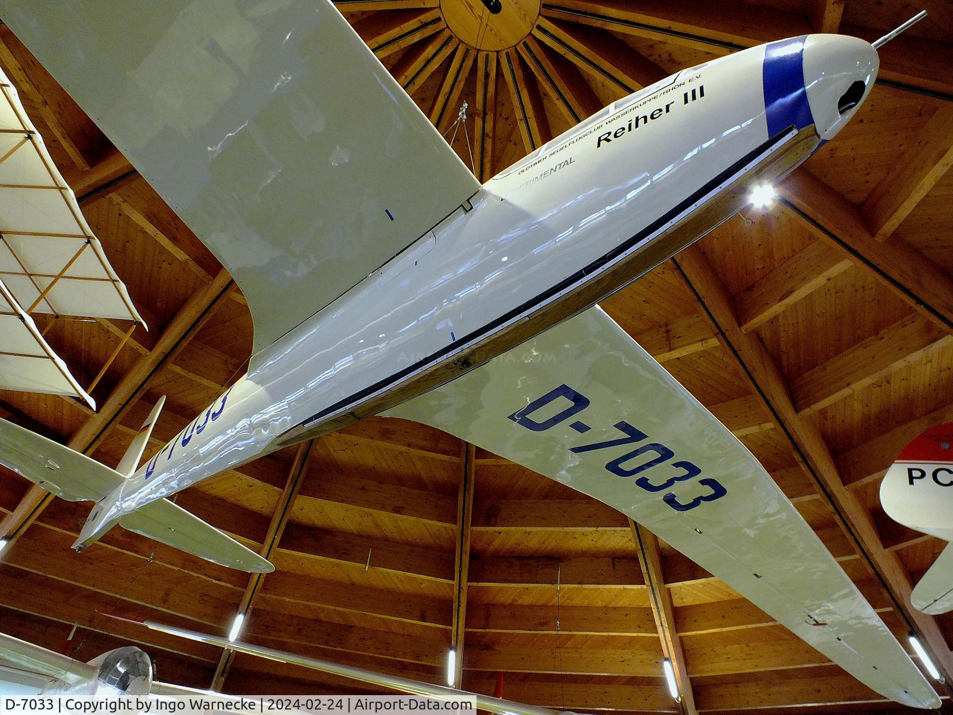 D-7033, 2000 DFS Reiher replica C/N nil, DFS Reiher replica at the Deutsches Segelflugmuseum mit Modellflug (German Soaring Museum with Model Flight), Gersfeld Wasserkuppe