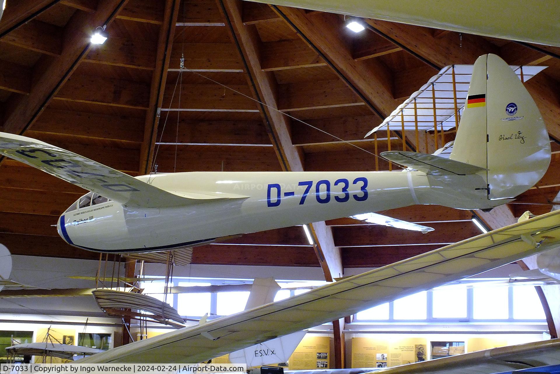 D-7033, 2000 DFS Reiher replica C/N nil, DFS Reiher replica at the Deutsches Segelflugmuseum mit Modellflug (German Soaring Museum with Model Flight), Gersfeld Wasserkuppe