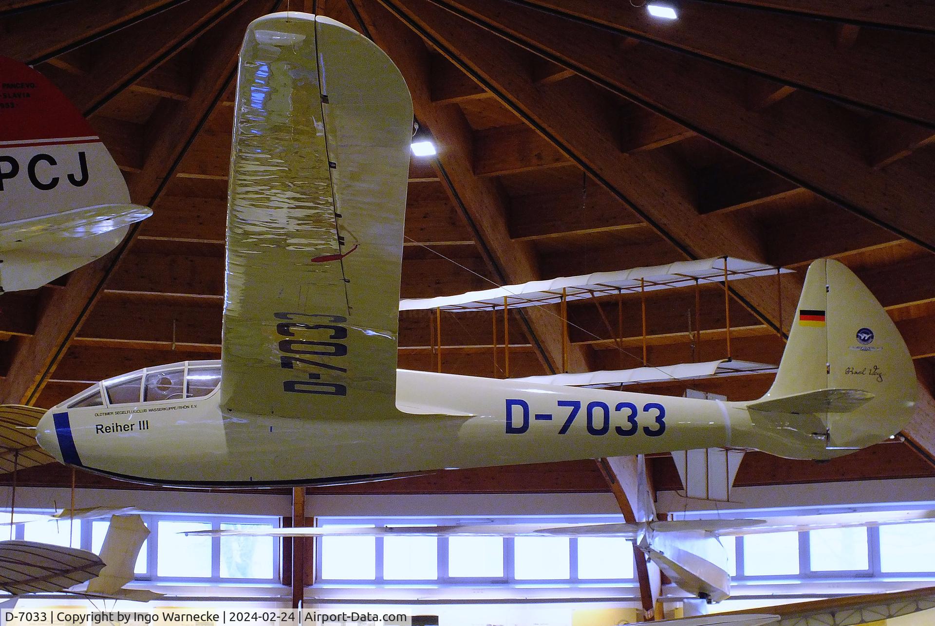 D-7033, 2000 DFS Reiher replica C/N nil, DFS Reiher replica at the Deutsches Segelflugmuseum mit Modellflug (German Soaring Museum with Model Flight), Gersfeld Wasserkuppe