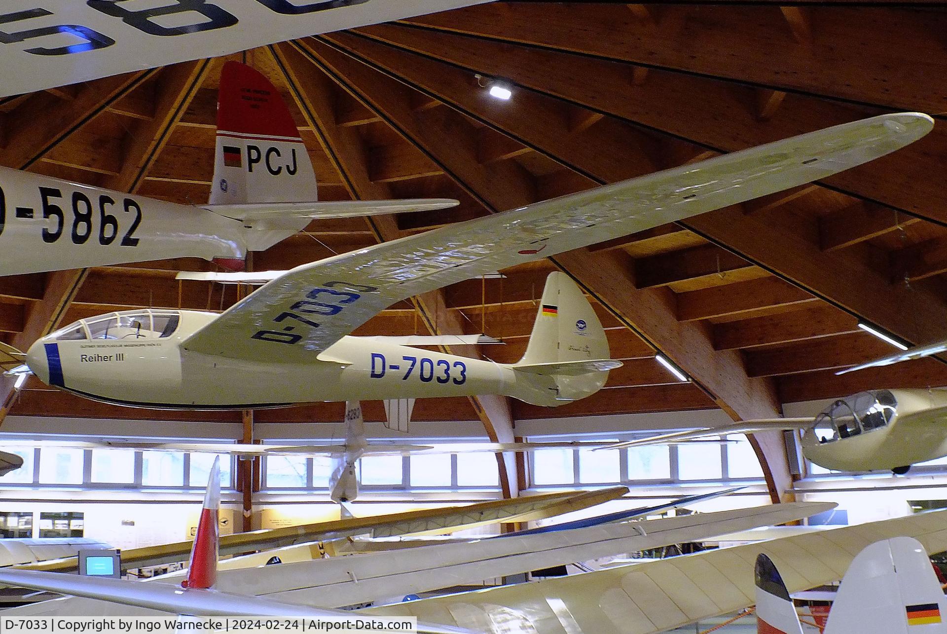 D-7033, 2000 DFS Reiher replica C/N nil, DFS Reiher replica at the Deutsches Segelflugmuseum mit Modellflug (German Soaring Museum with Model Flight), Gersfeld Wasserkuppe