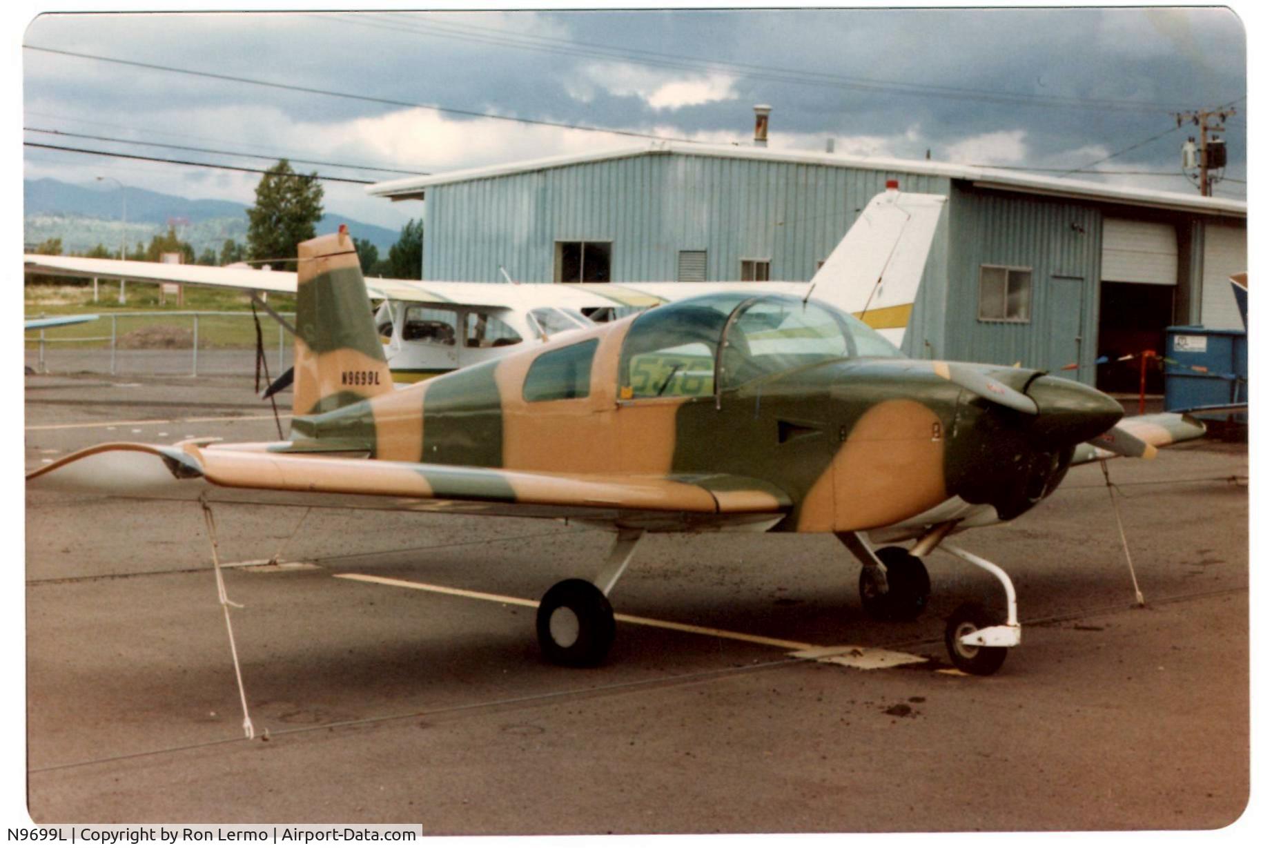 N9699L, 1973 Grumman American AA-1B Trainer C/N AA1B-0199, At Troutdale airport Portland Oregon