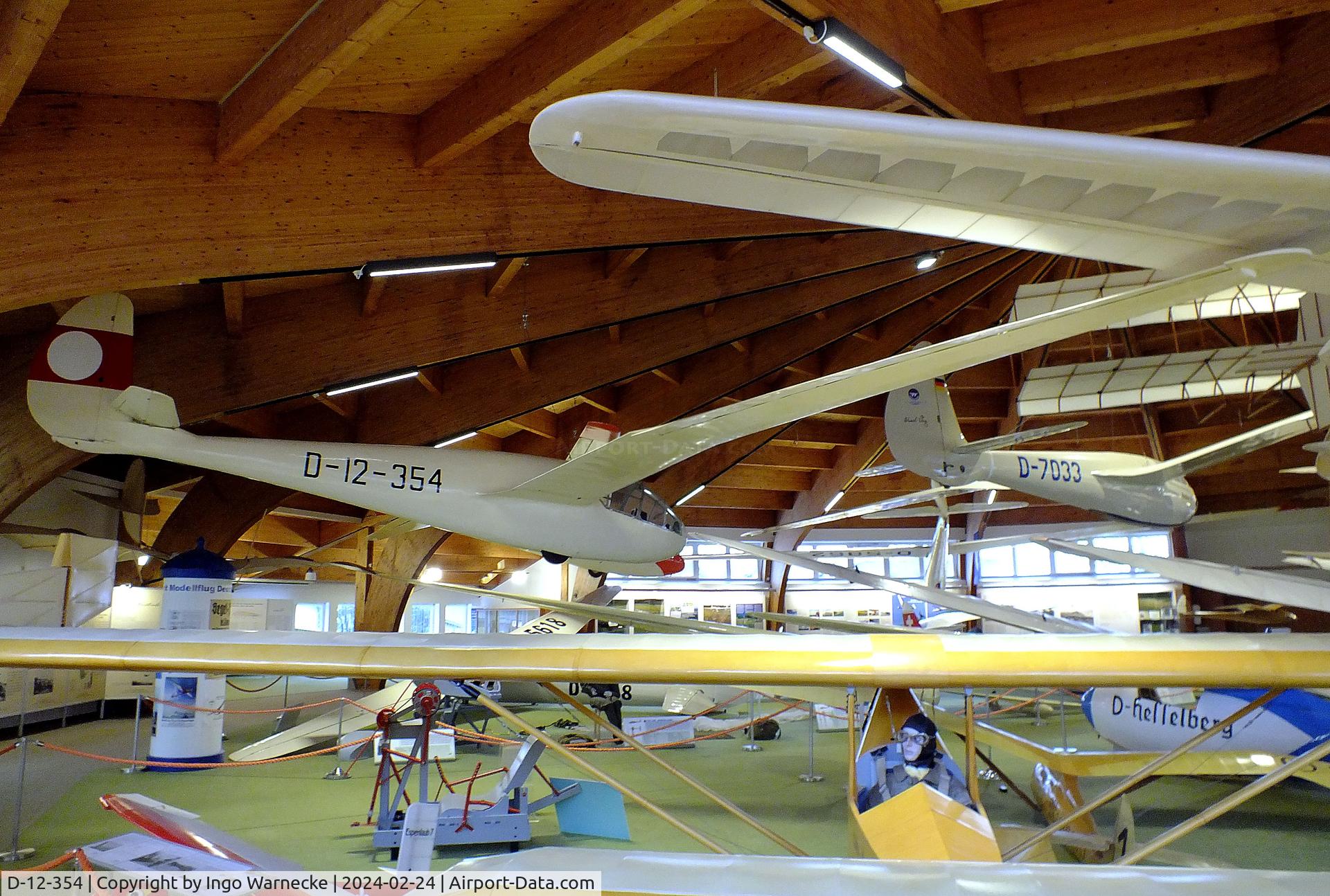D-12-354, Schmetz FVA 10B Rheinland C/N not found_D-12-354, Schmetz FVA 10B Rheinland at the Deutsches Segelflugmuseum mit Modellflug (German Soaring Museum with Model Flight), Gersfeld Wasserkuppe