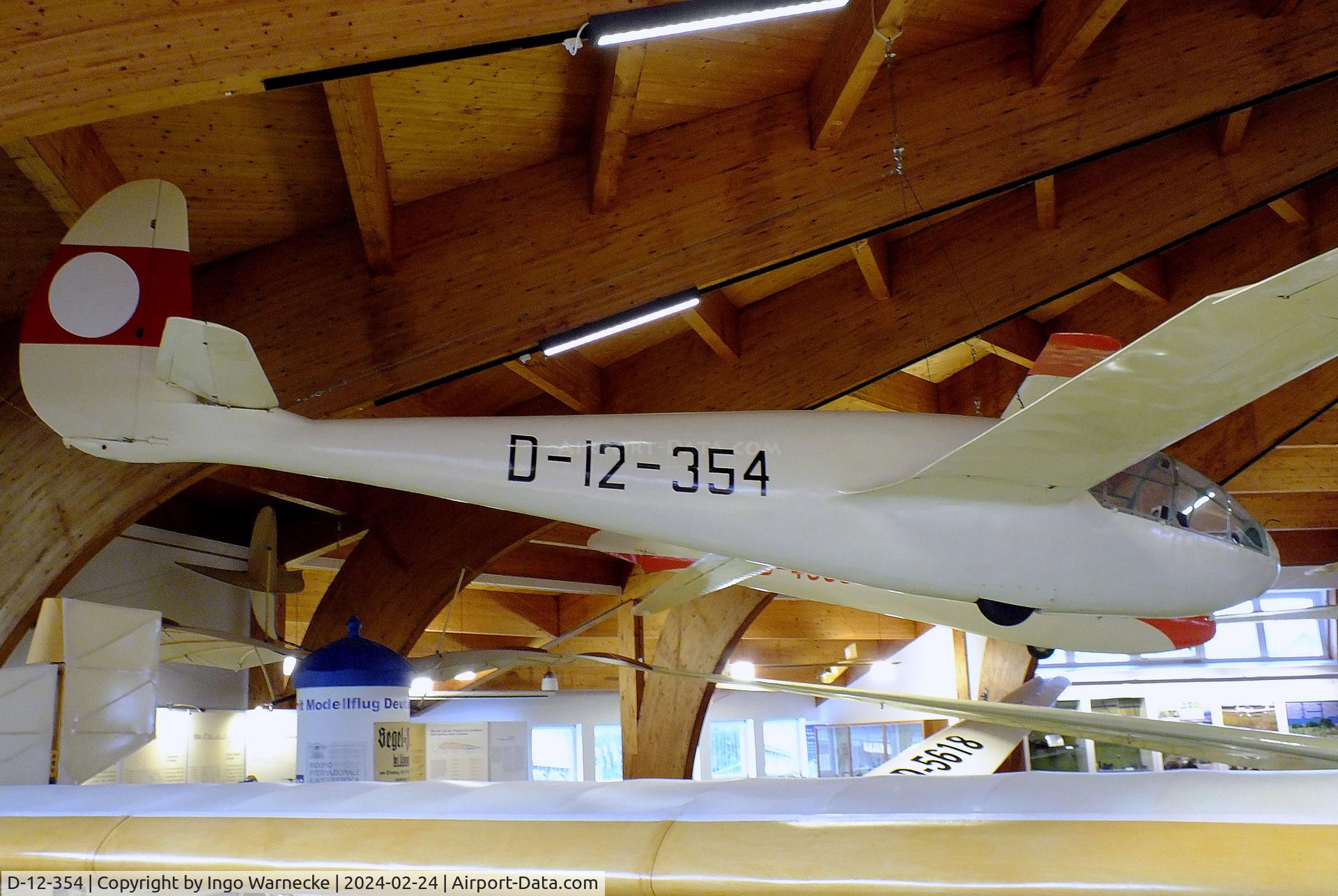 D-12-354, Schmetz FVA 10B Rheinland C/N not found_D-12-354, Schmetz FVA 10B Rheinland at the Deutsches Segelflugmuseum mit Modellflug (German Soaring Museum with Model Flight), Gersfeld Wasserkuppe