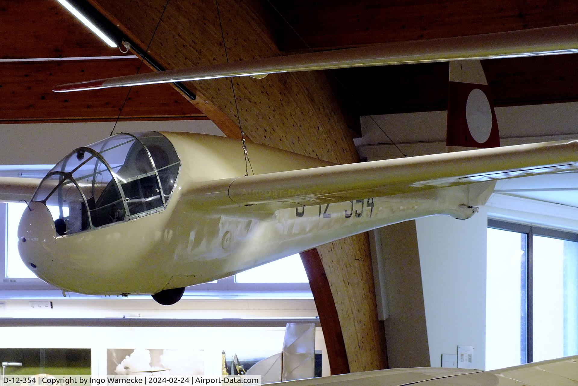 D-12-354, Schmetz FVA 10B Rheinland C/N not found_D-12-354, Schmetz FVA 10B Rheinland at the Deutsches Segelflugmuseum mit Modellflug (German Soaring Museum with Model Flight), Gersfeld Wasserkuppe