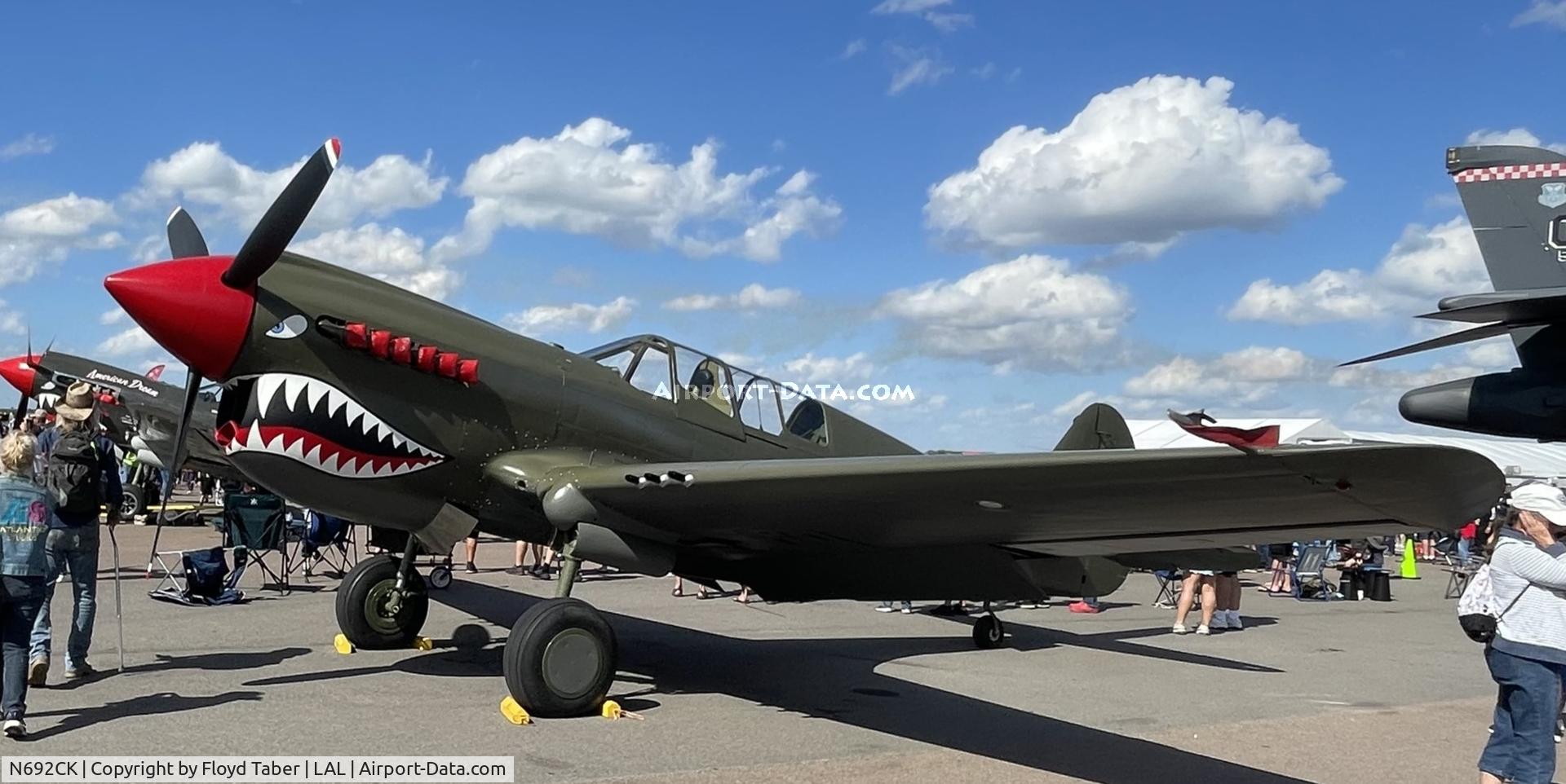 N692CK, 1945 Curtiss P-40N Warhawk C/N 692N, SUN N FUN 2022