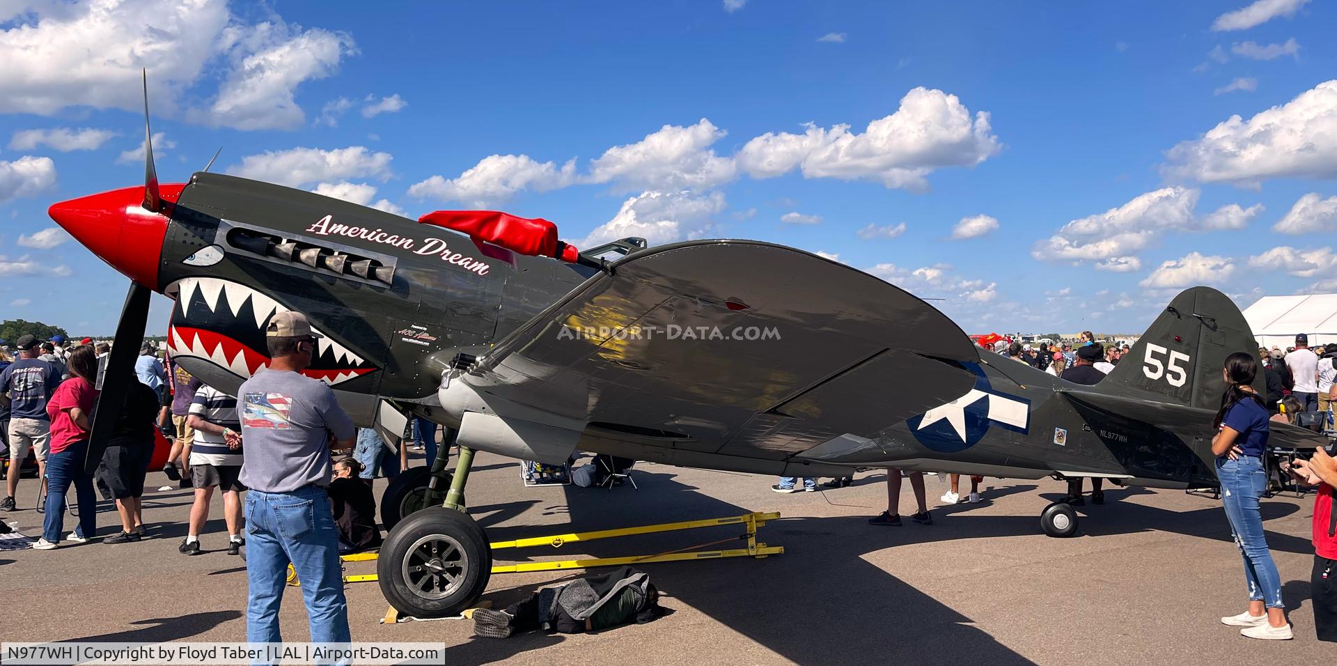 N977WH, 1942 Curtiss P-40N C/N 42-10497, SUN N FUN 2022