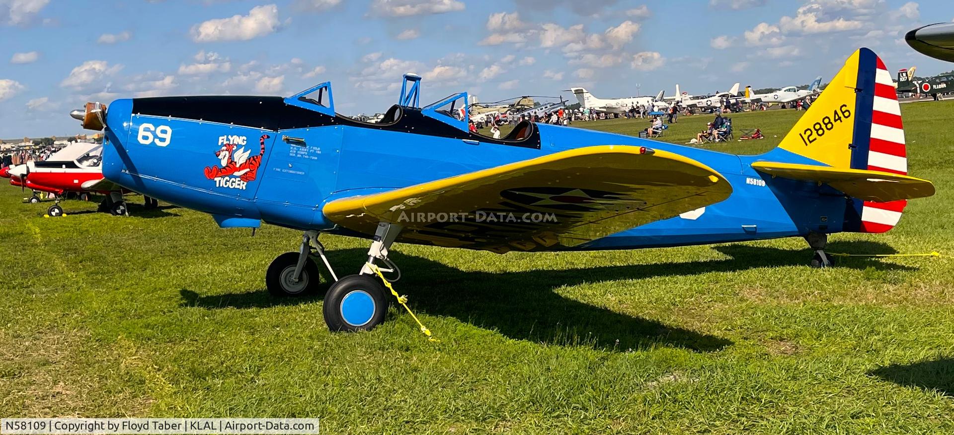 N58109, 1943 Fairchild M-62A C/N T43-7208, SUN N FUN 2022