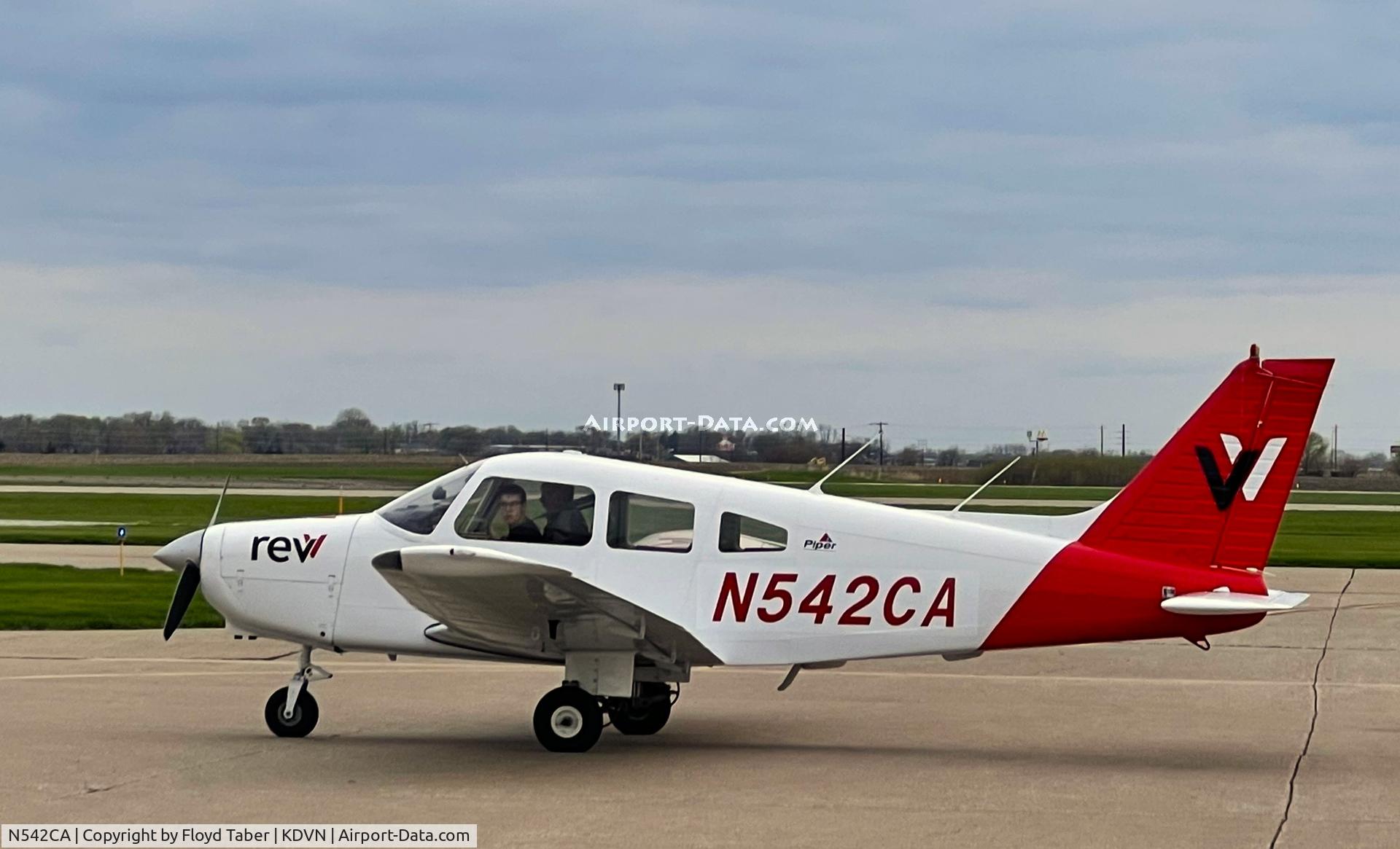 N542CA, 1981 Piper PA-28-161 C/N 28-8216080, REVV  Aviation Training Aircraft on the ramp to taxi