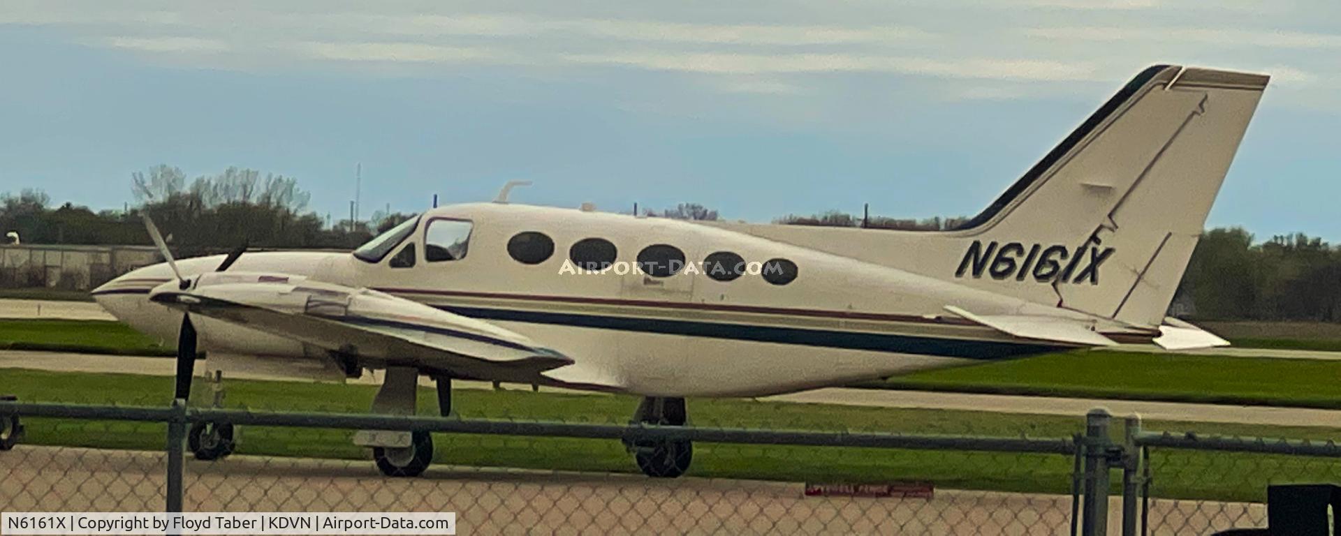 N6161X, Cessna 421C Golden Eagle C/N 421C0895, Parked on the REVV Aviation Ramp