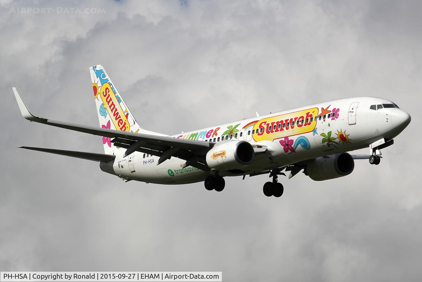 PH-HSA, 2009 Boeing 737-8K2 C/N 34171, at spl