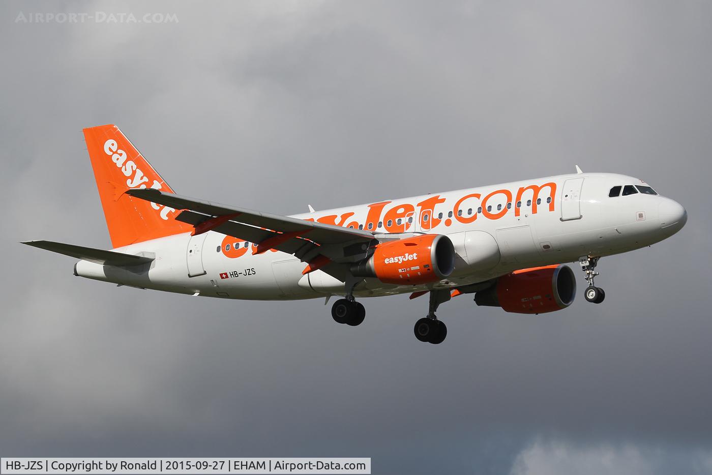 HB-JZS, 2007 Airbus A319-111 C/N 3084, at spl