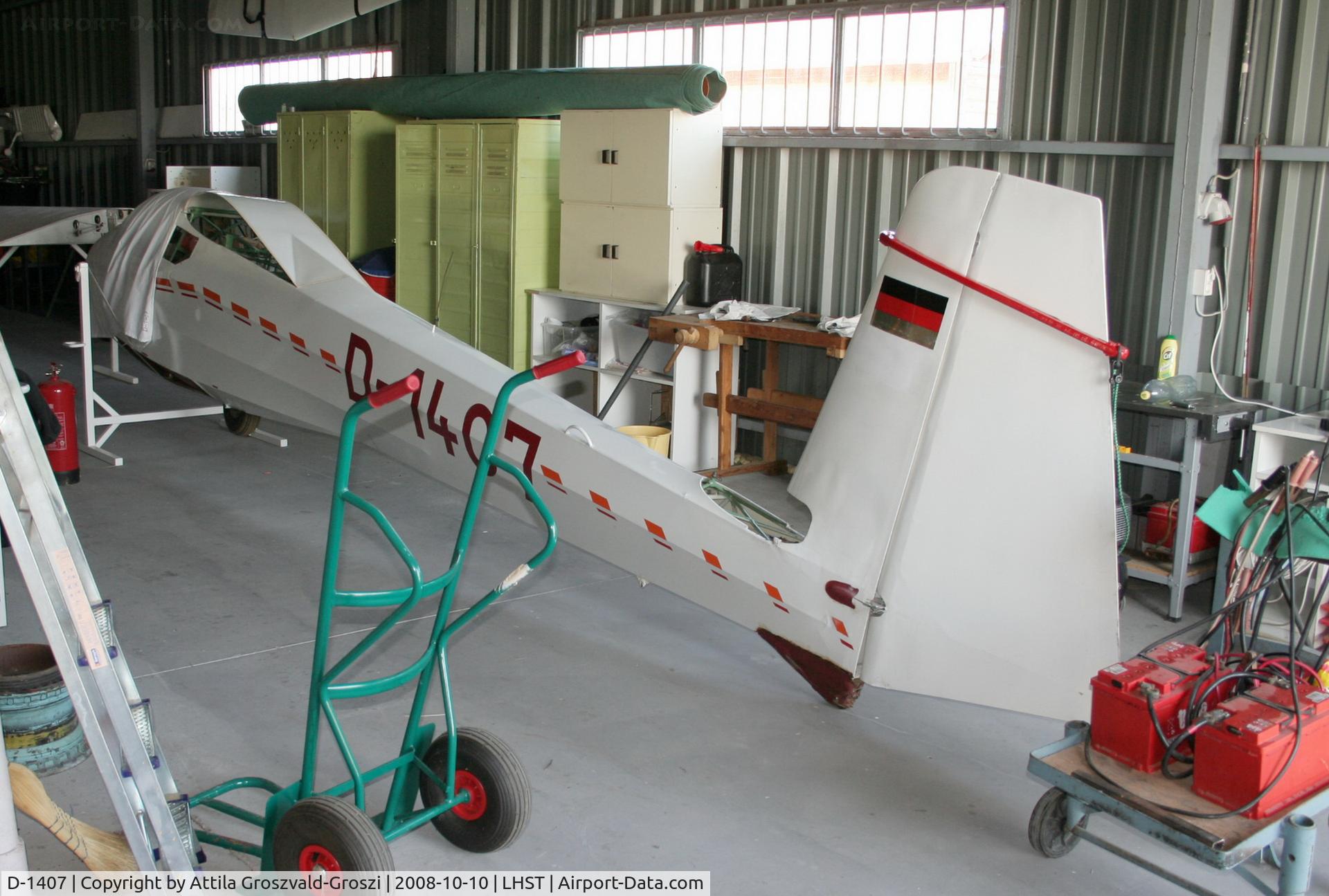 D-1407, 1963 Schleicher Ka-8B C/N 8317/A, LHST - Szatymaz Airport, Hungary