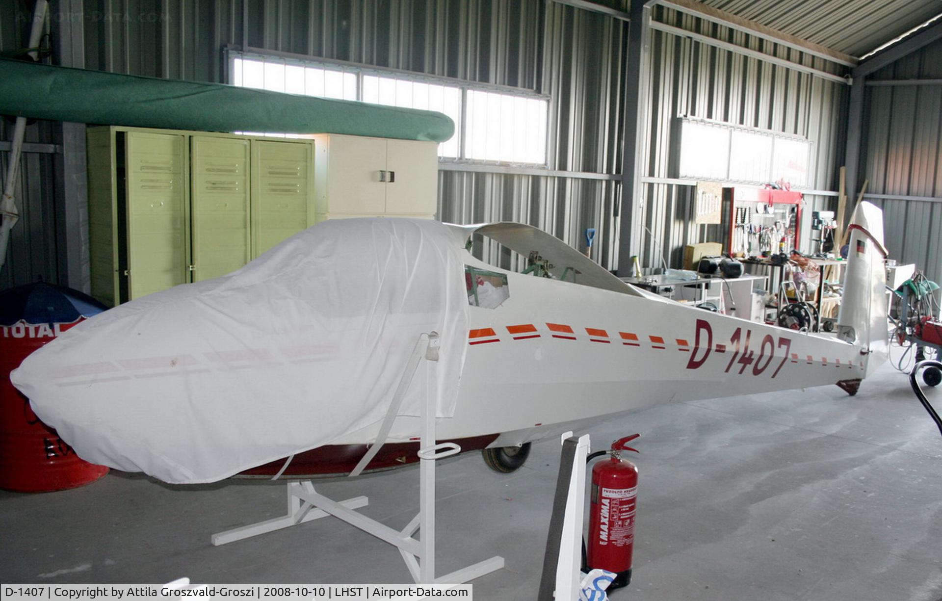 D-1407, 1963 Schleicher Ka-8B C/N 8317/A, LHST - Szatymaz Airport, Hungary
