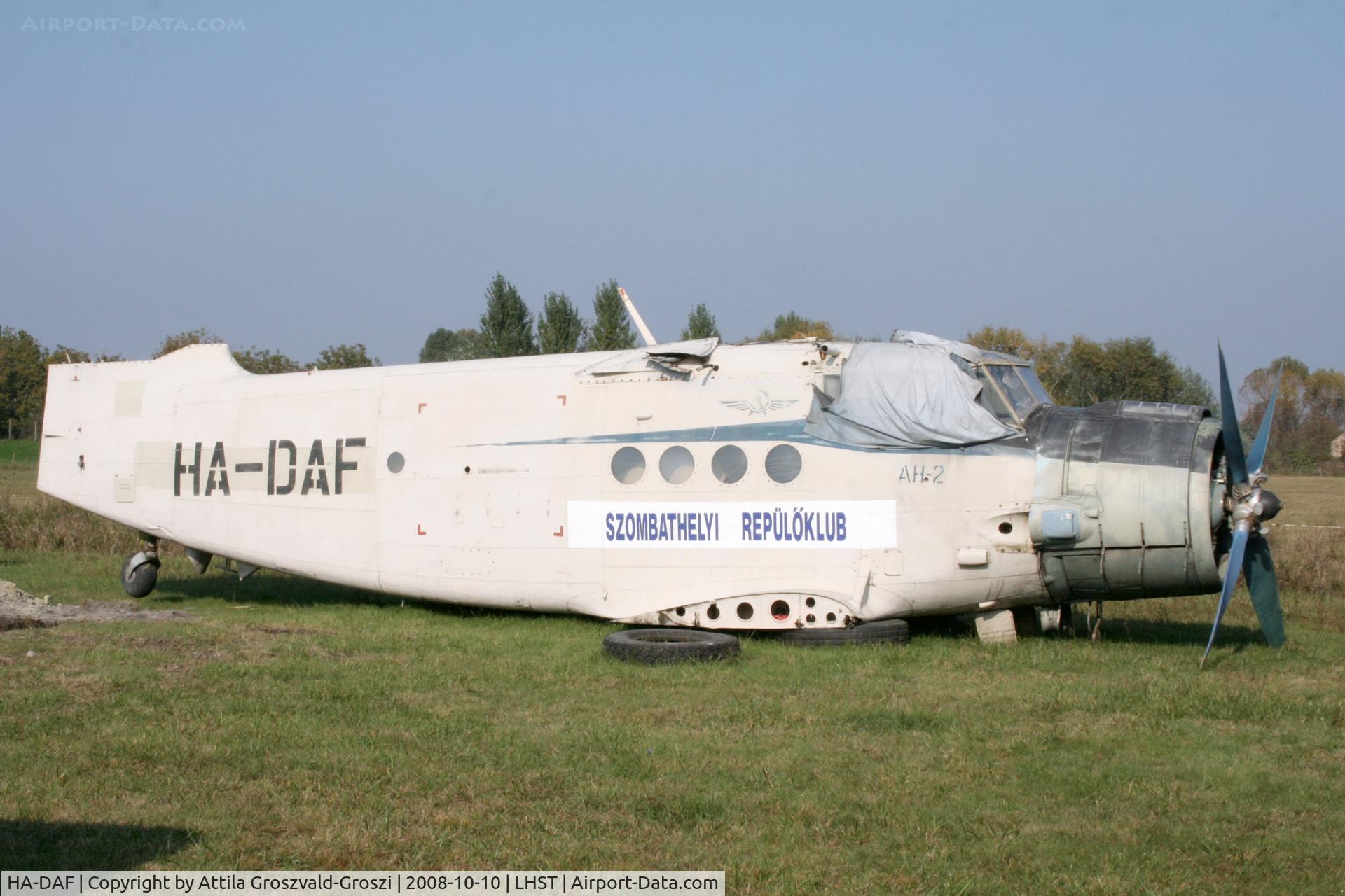 HA-DAF, 1976 PZL-Mielec An-2R C/N 1G169-26, LHST - Szatymaz Airport, Hungary