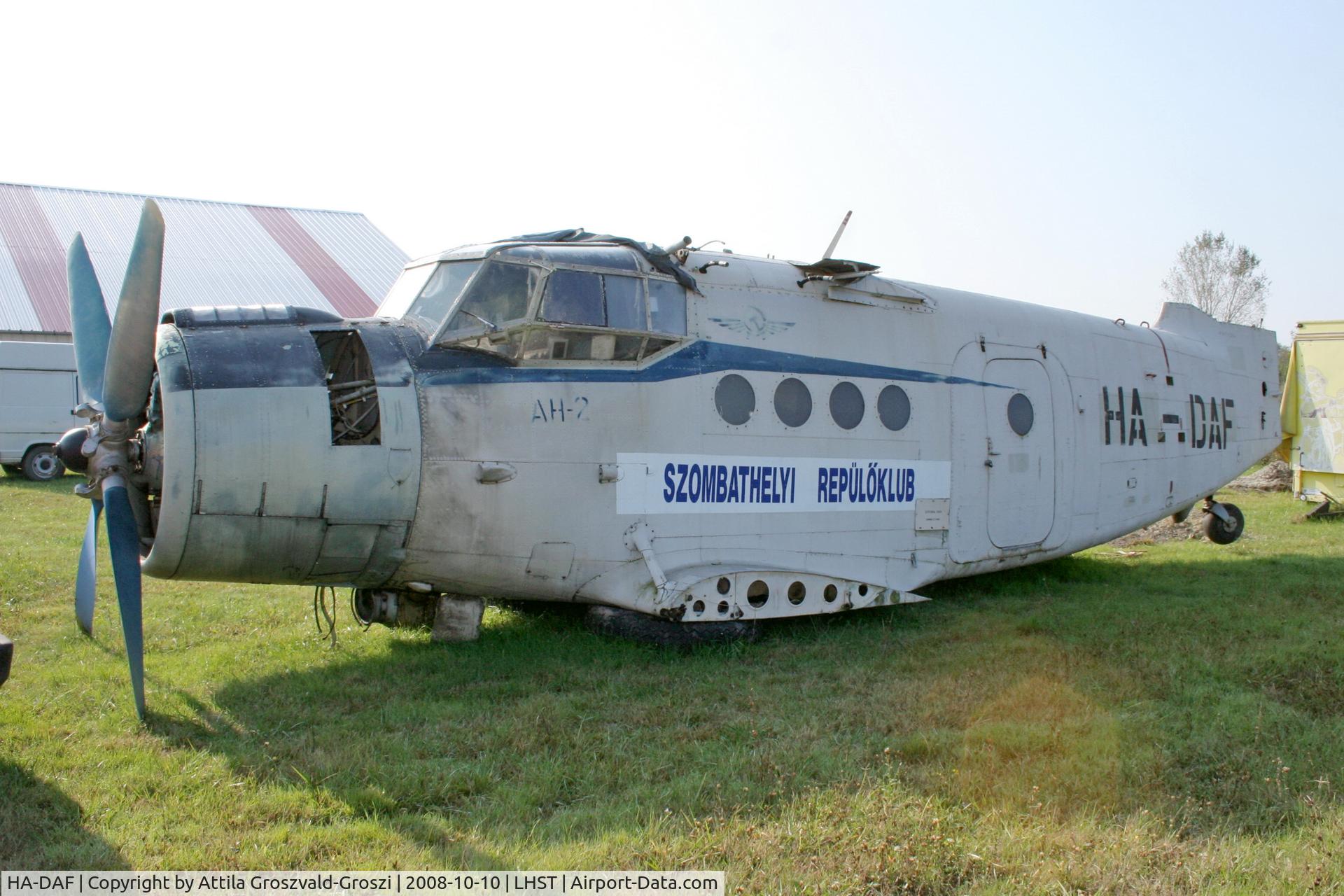 HA-DAF, 1976 PZL-Mielec An-2R C/N 1G169-26, LHST - Szatymaz Airport, Hungary