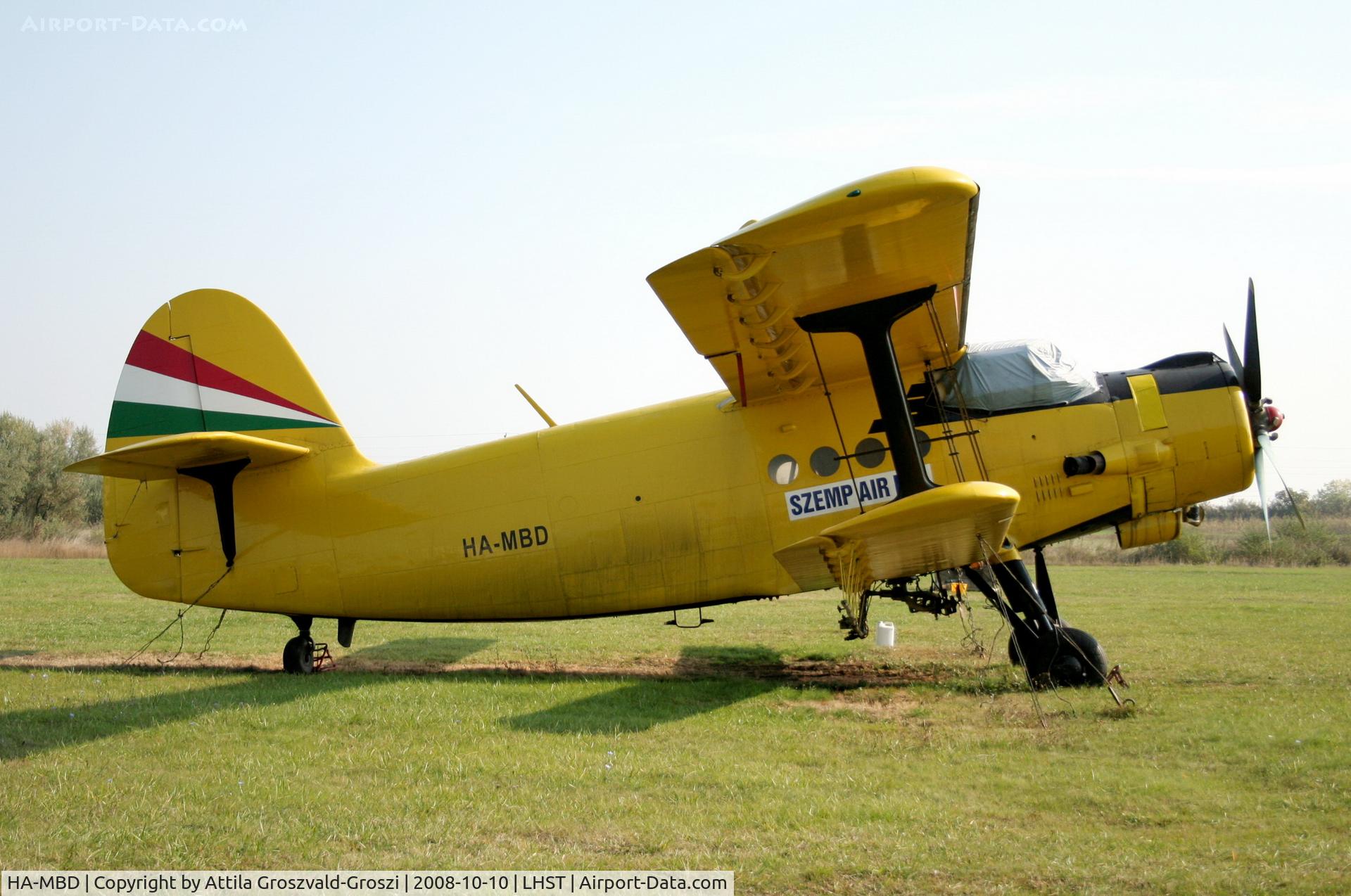 HA-MBD, 1975 PZL-Mielec An-2R C/N 1G161-09, LHST - Szatymaz Airport, Hungary