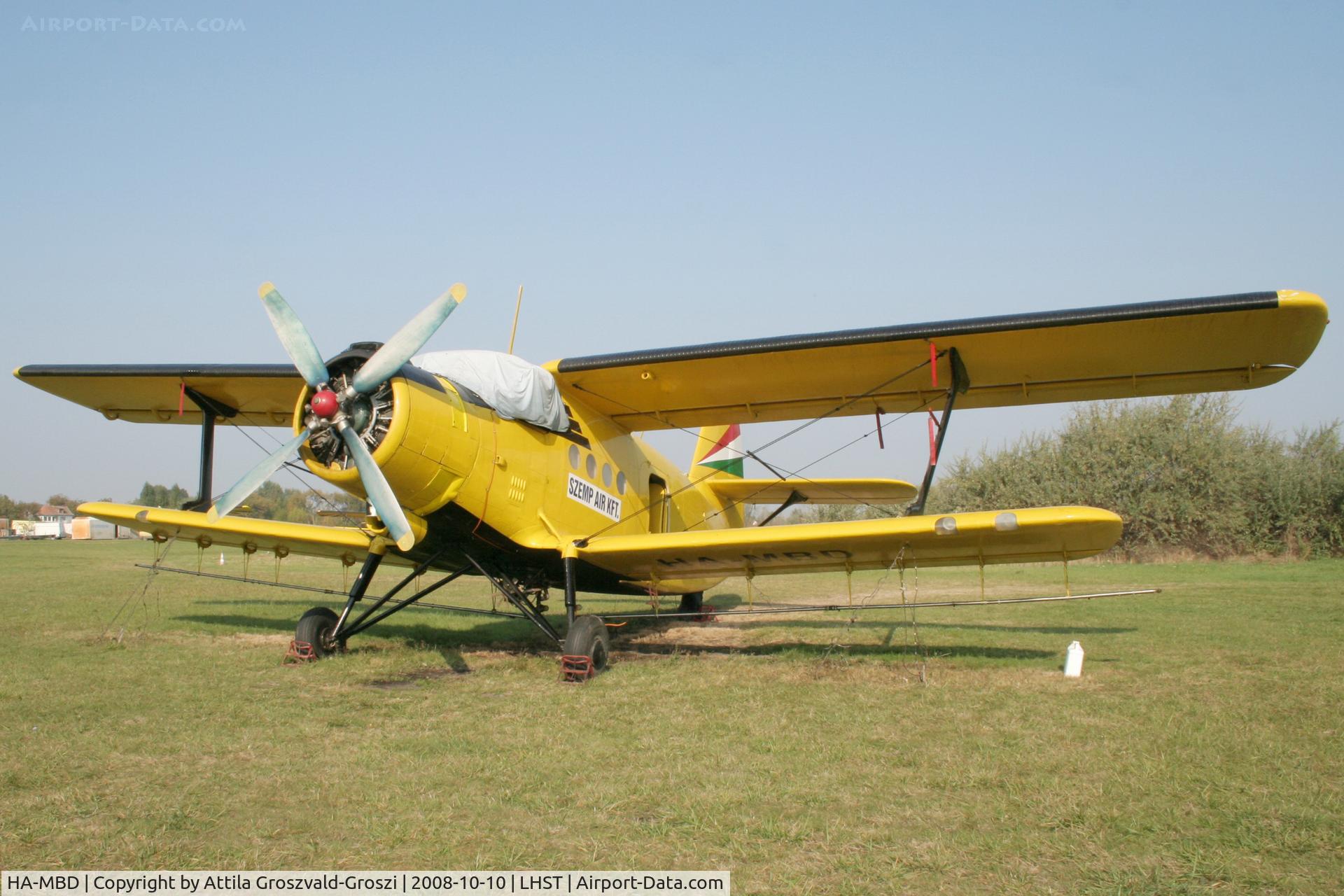 HA-MBD, 1975 PZL-Mielec An-2R C/N 1G161-09, LHST - Szatymaz Airport, Hungary