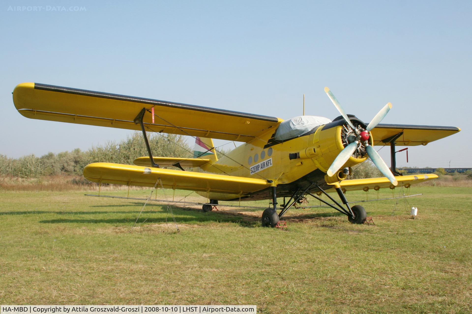 HA-MBD, 1975 PZL-Mielec An-2R C/N 1G161-09, LHST - Szatymaz Airport, Hungary