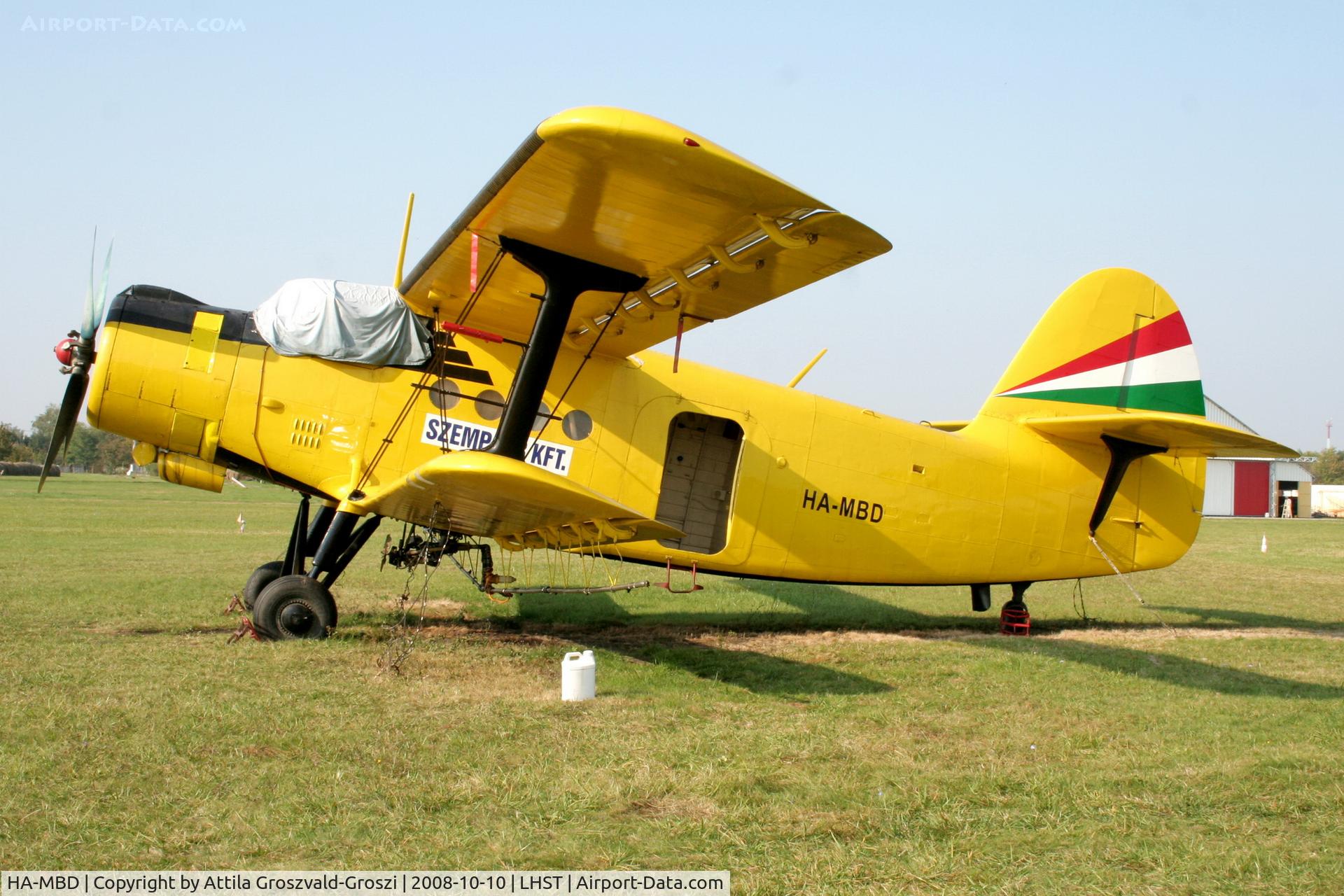HA-MBD, 1975 PZL-Mielec An-2R C/N 1G161-09, LHST - Szatymaz Airport, Hungary
