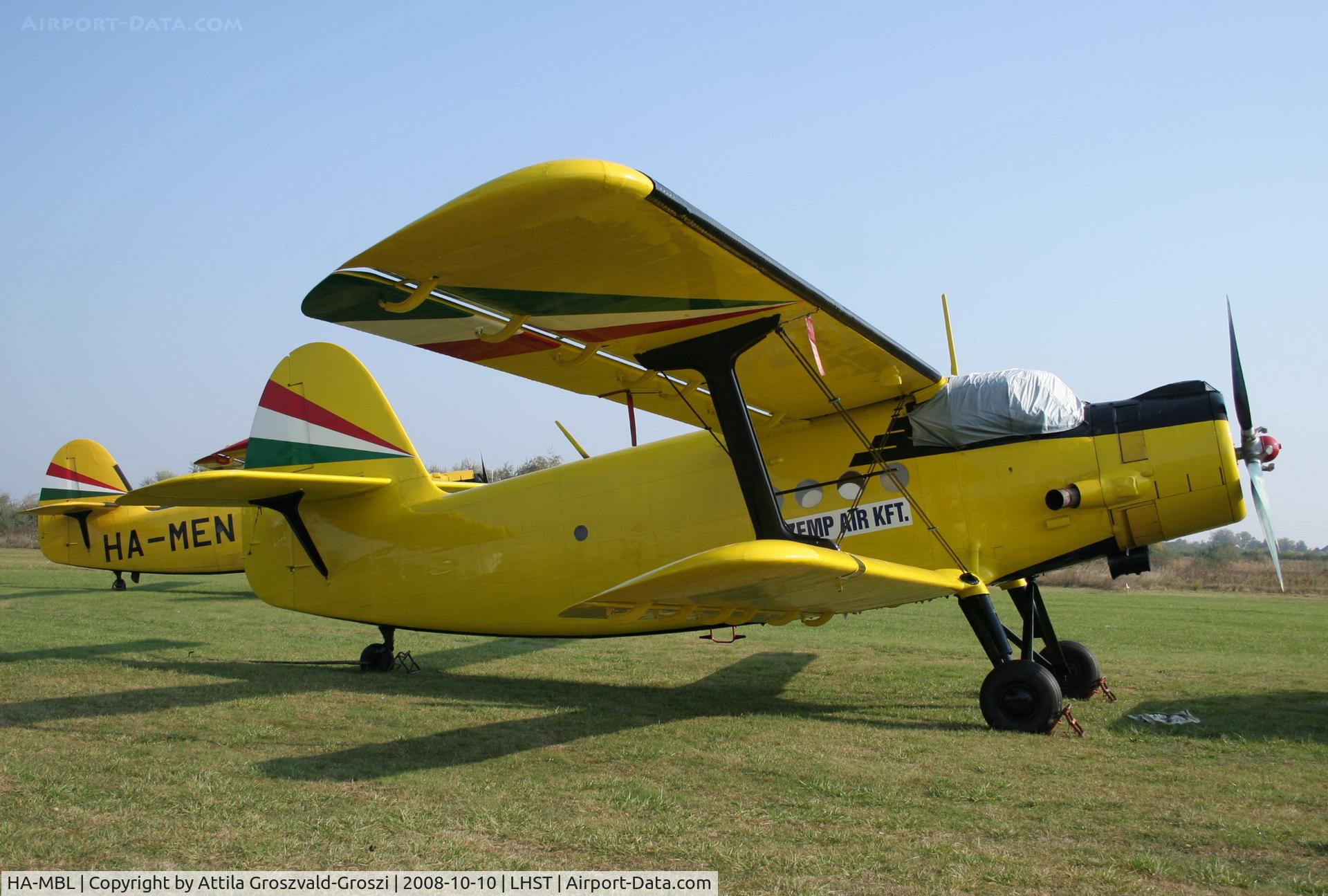 HA-MBL, 1976 PZL-Mielec An-2R C/N 1G166-30, LHST - Szatymaz Airport, Hungary