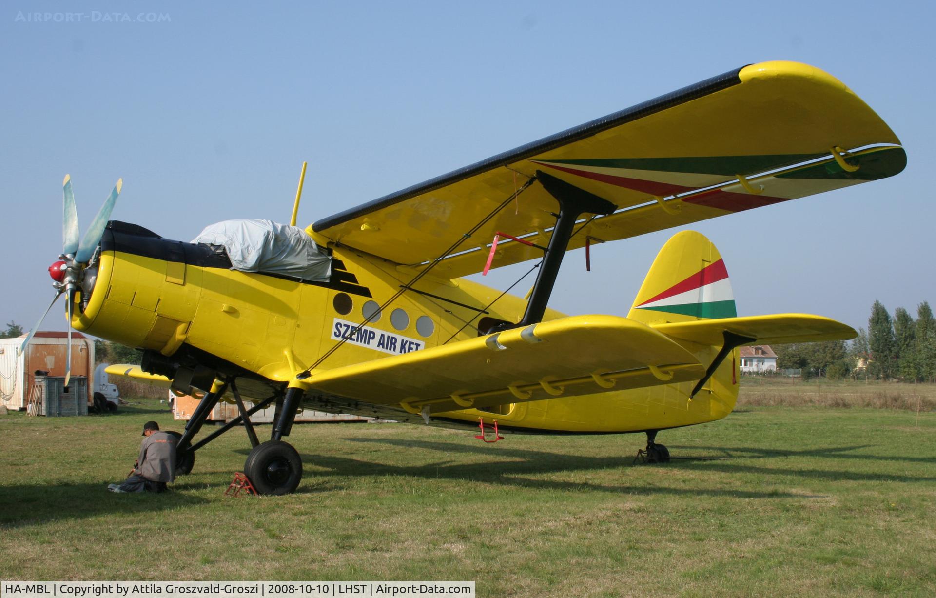 HA-MBL, 1976 PZL-Mielec An-2R C/N 1G166-30, LHST - Szatymaz Airport, Hungary
