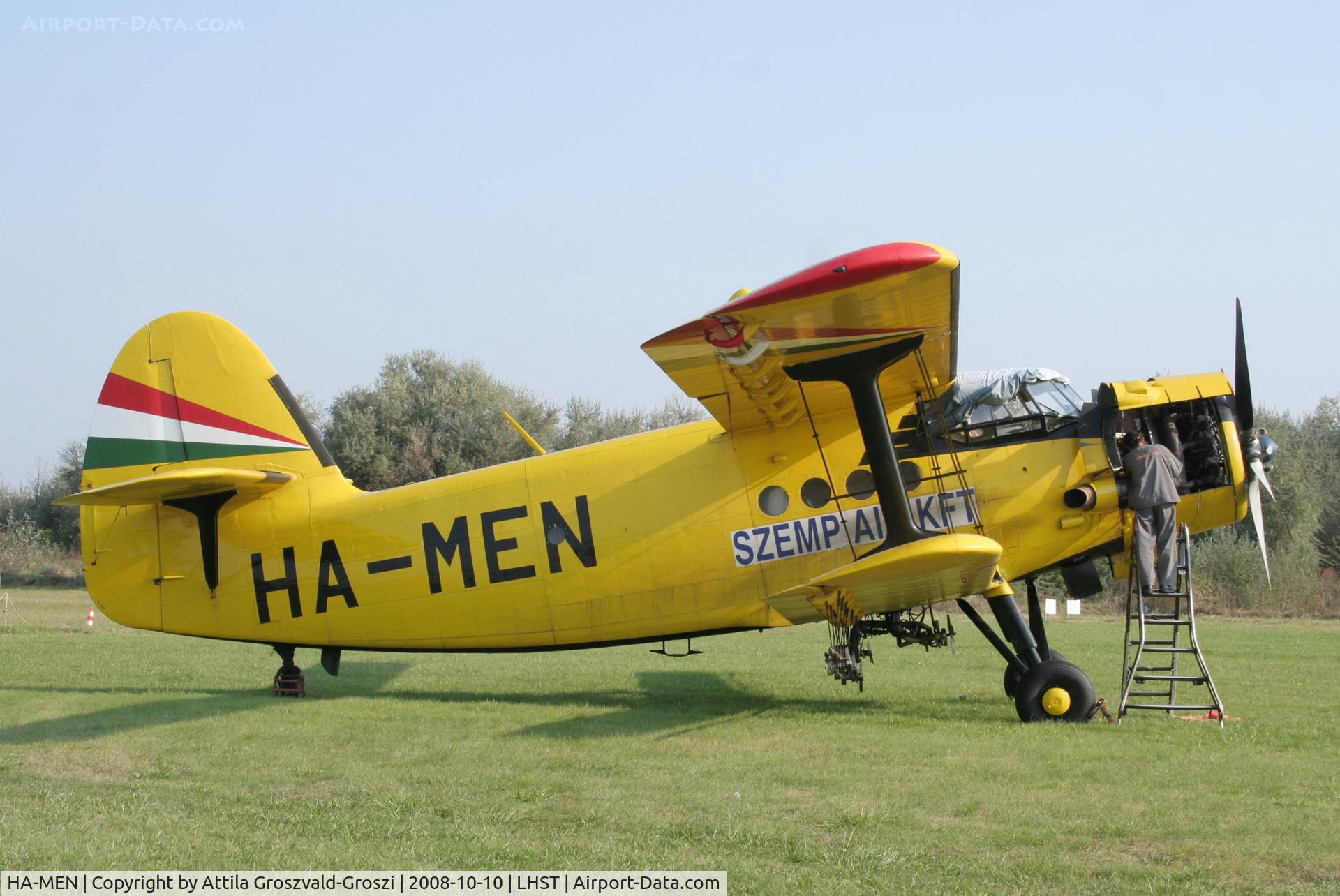 HA-MEN, 1980 PZL-Mielec An-2R C/N 1G190-23, LHST - Szatymaz Airport, Hungary