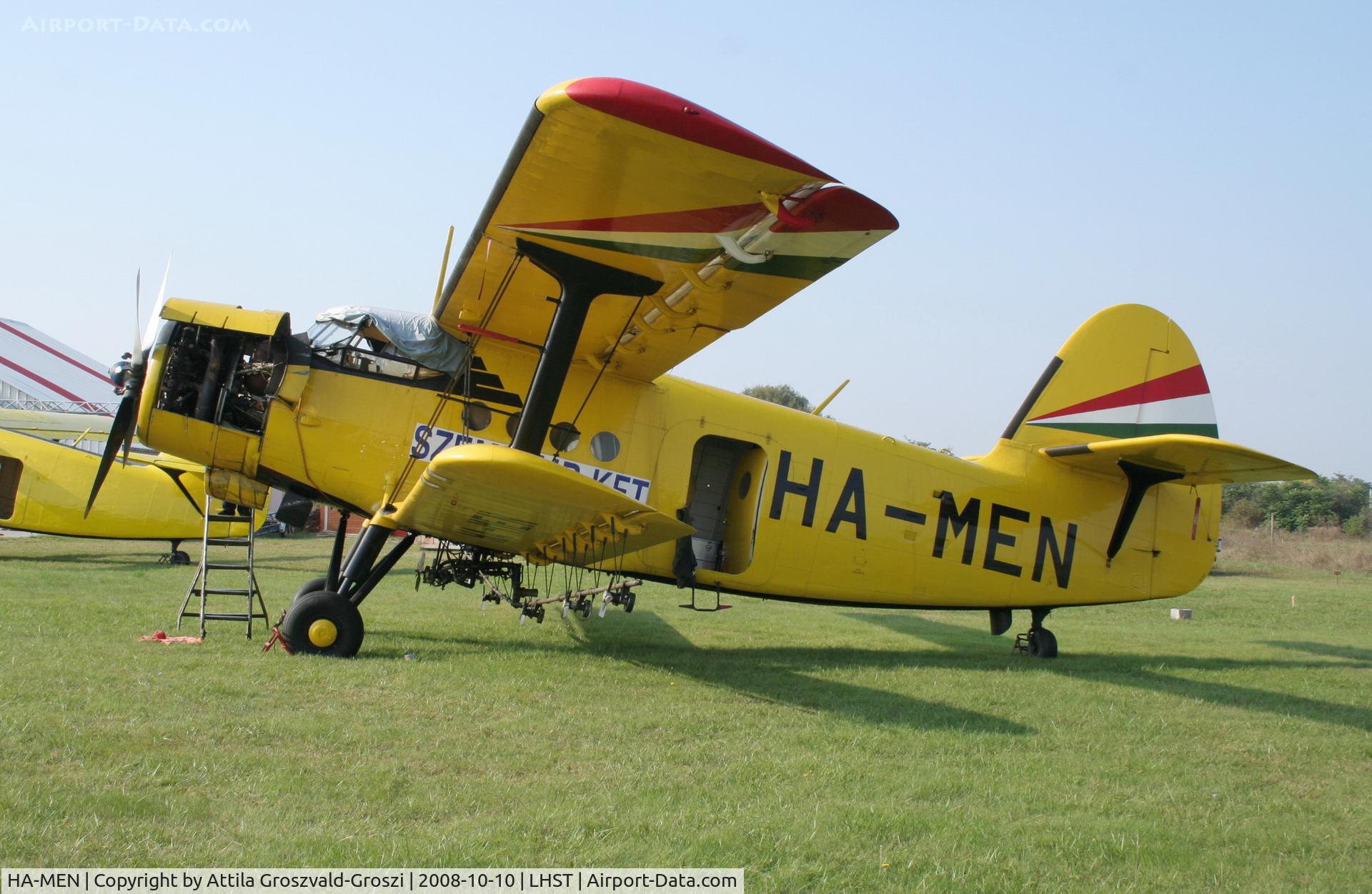 HA-MEN, 1980 PZL-Mielec An-2R C/N 1G190-23, LHST - Szatymaz Airport, Hungary