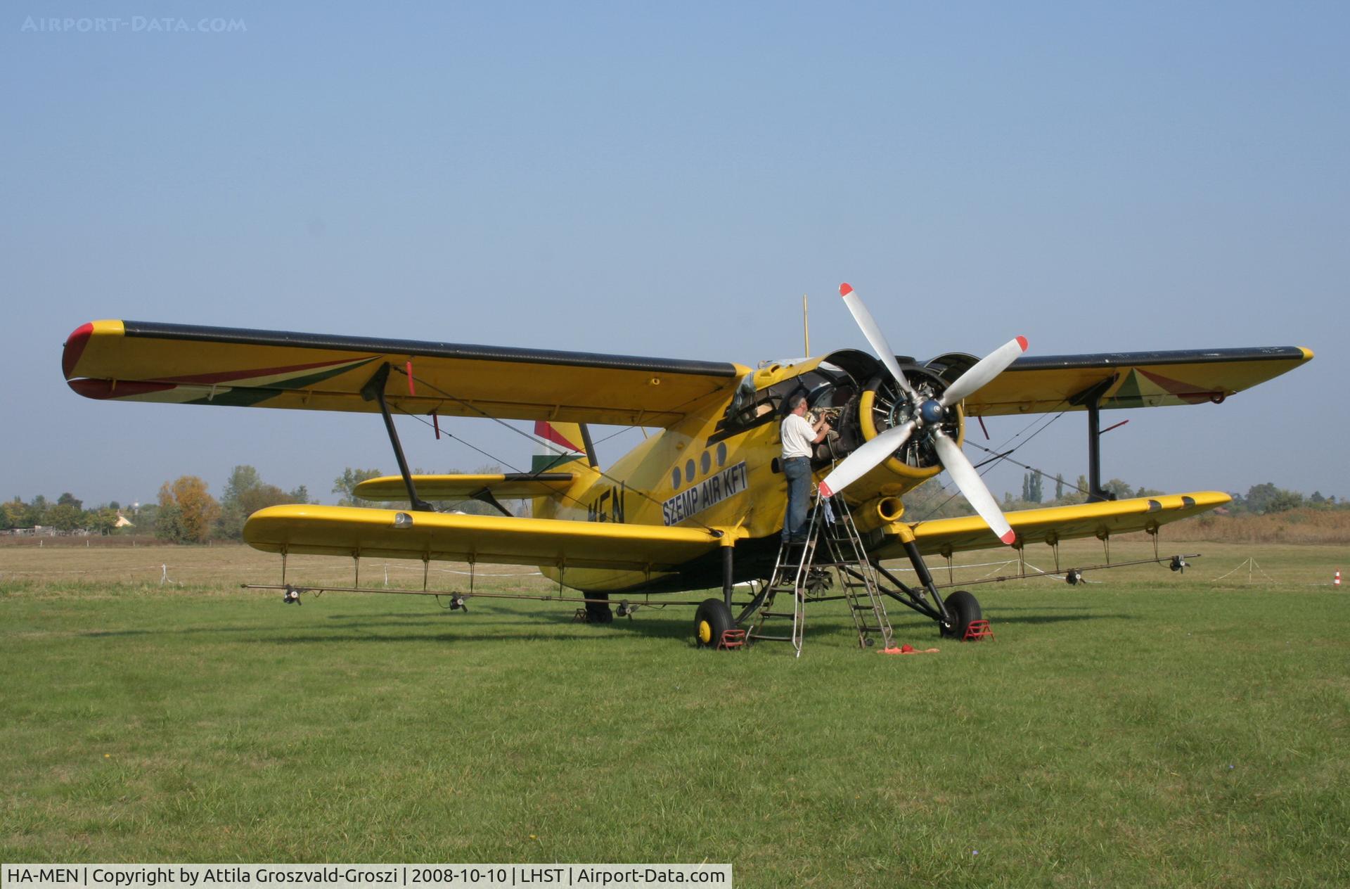 HA-MEN, 1980 PZL-Mielec An-2R C/N 1G190-23, LHST - Szatymaz Airport, Hungary
