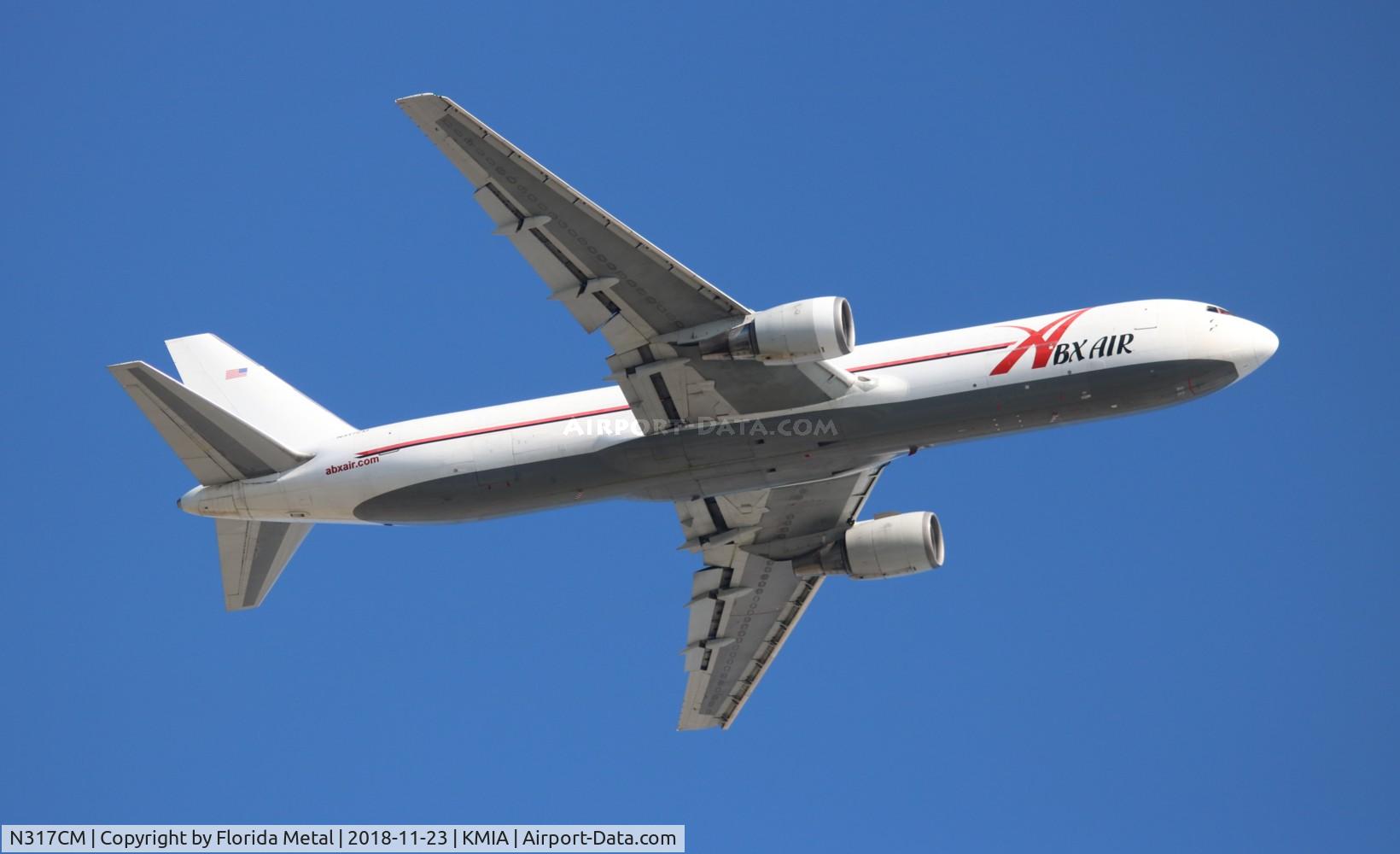 N317CM, 1988 Boeing 767-338 C/N 24317, ABX 767-300F zx MIA-SJU