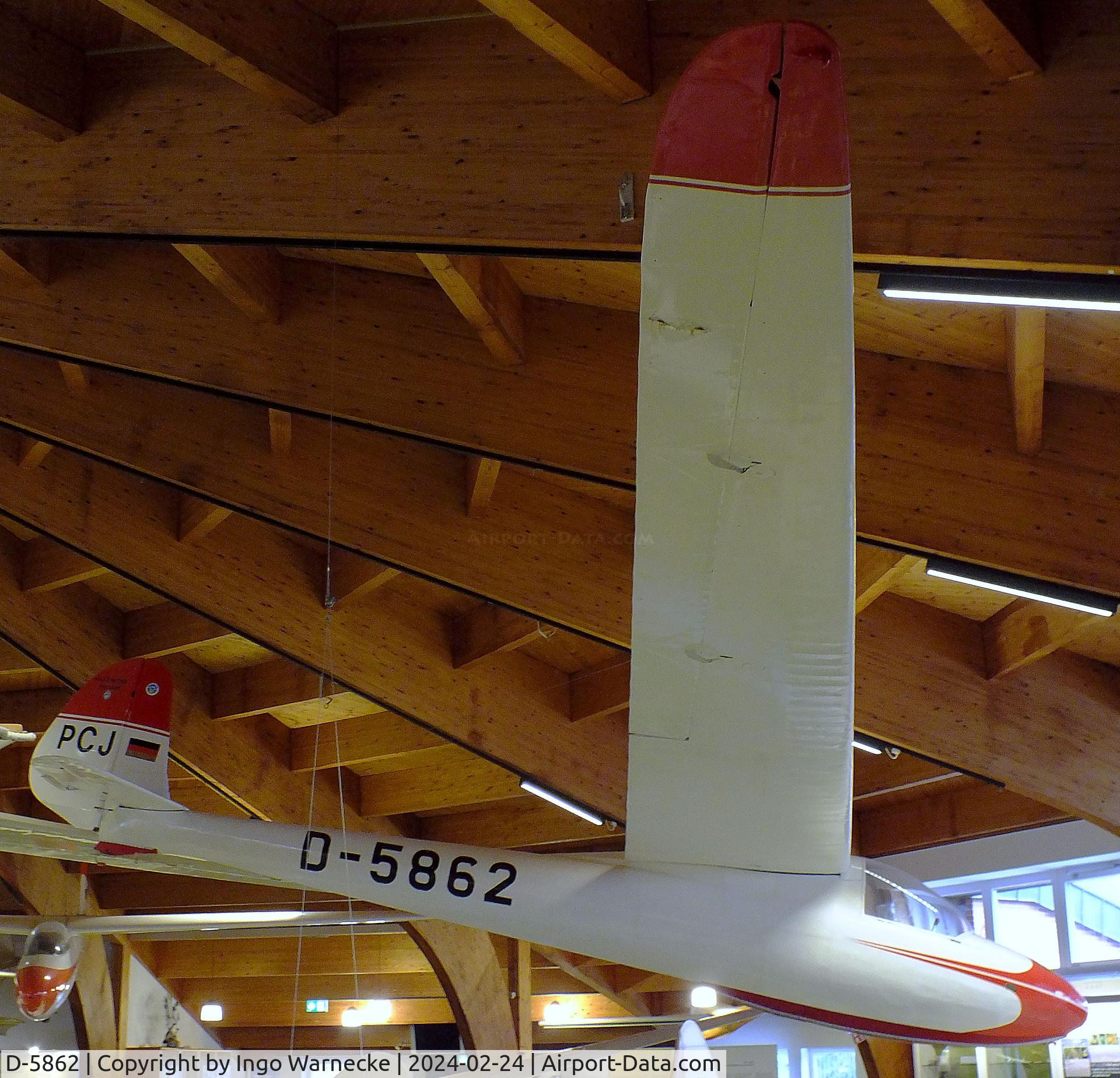 D-5862, Focke-Wulf DFS 108-68 Weihe 50 C/N not found_D-5862, Focke-Wulf (UTVA) DFS 108-68 Weihe 50 at the Deutsches Segelflugmuseum mit Modellflug (German Soaring Museum with Model Flight), Gersfeld Wasserkuppe