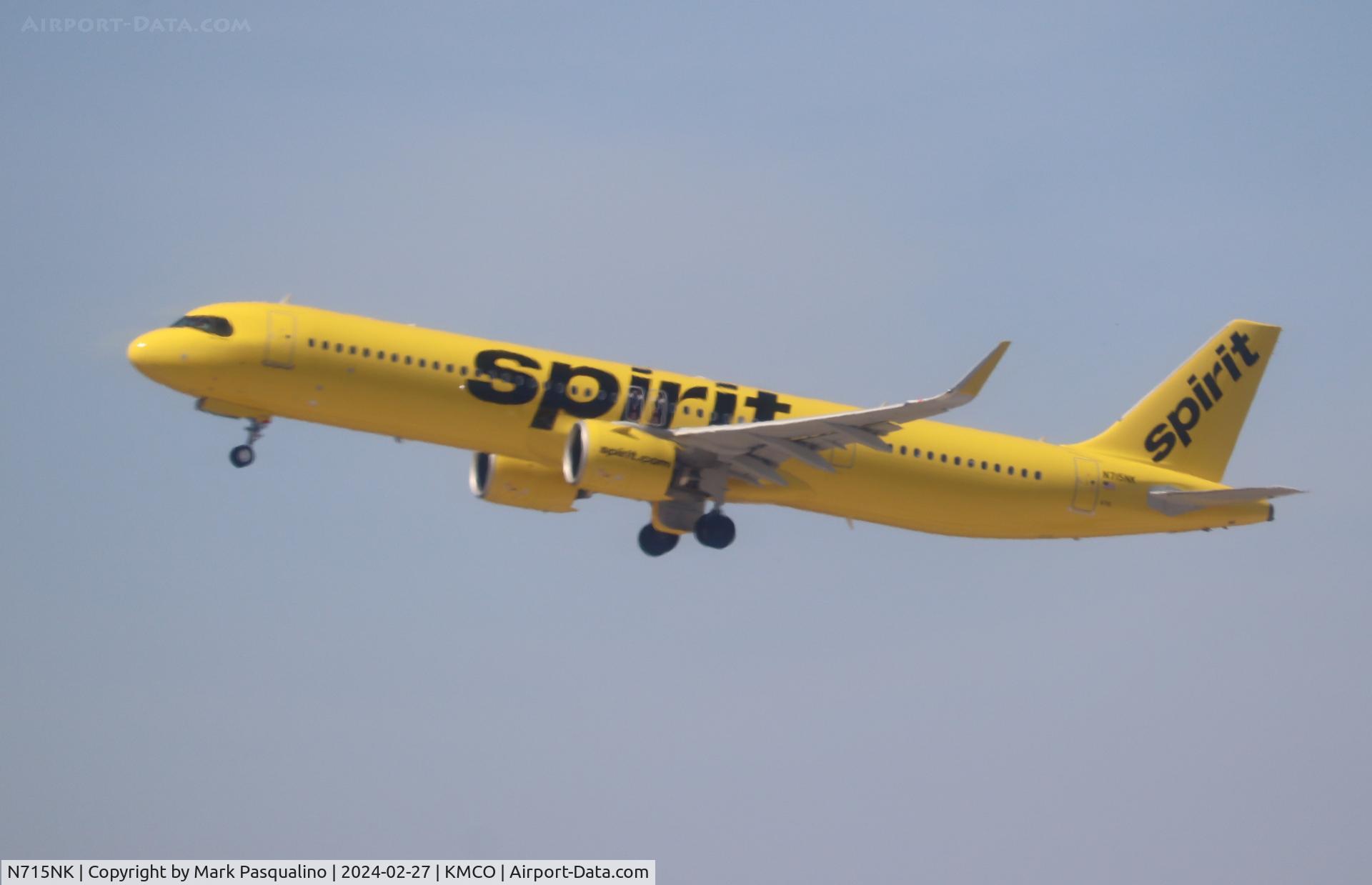 N715NK, 2024 Airbus A321-271NX C/N 11788, Airbus A321-271NX