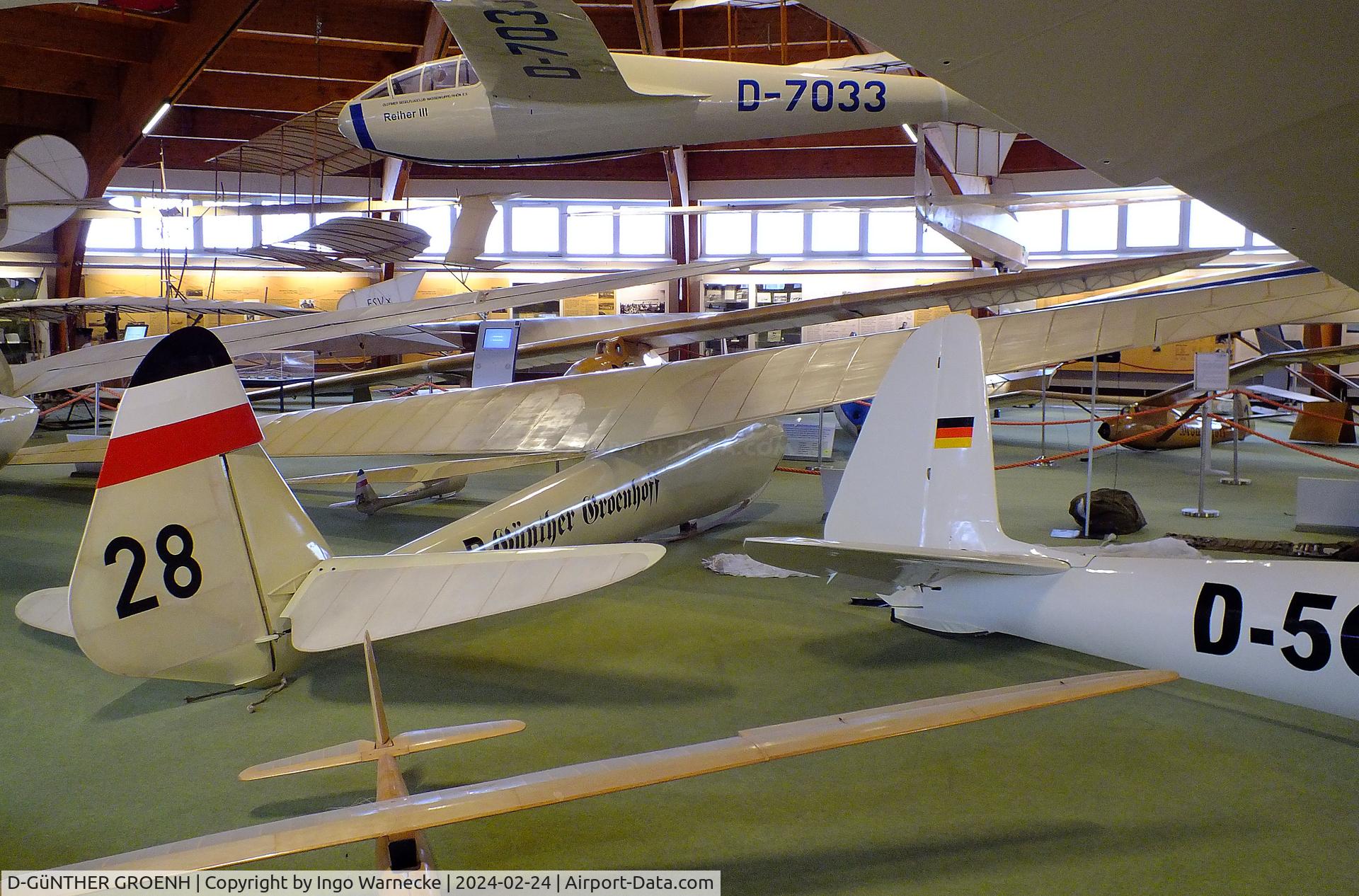 D-GüNTHER GROENHOFF, 1986 Schleicher Rhonadler 35 replica C/N AB-01, Schleicher Rhönadler 35 replica at the Deutsches Segelflugmuseum mit Modellflug (German Soaring Museum with Model Flight), Gersfeld Wasserkuppe