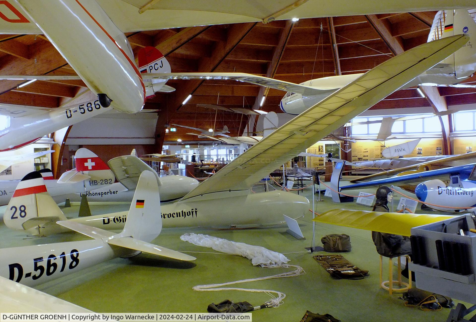 D-GüNTHER GROENHOFF, 1986 Schleicher Rhonadler 35 replica C/N AB-01, Schleicher Rhönadler 35 replica at the Deutsches Segelflugmuseum mit Modellflug (German Soaring Museum with Model Flight), Gersfeld Wasserkuppe