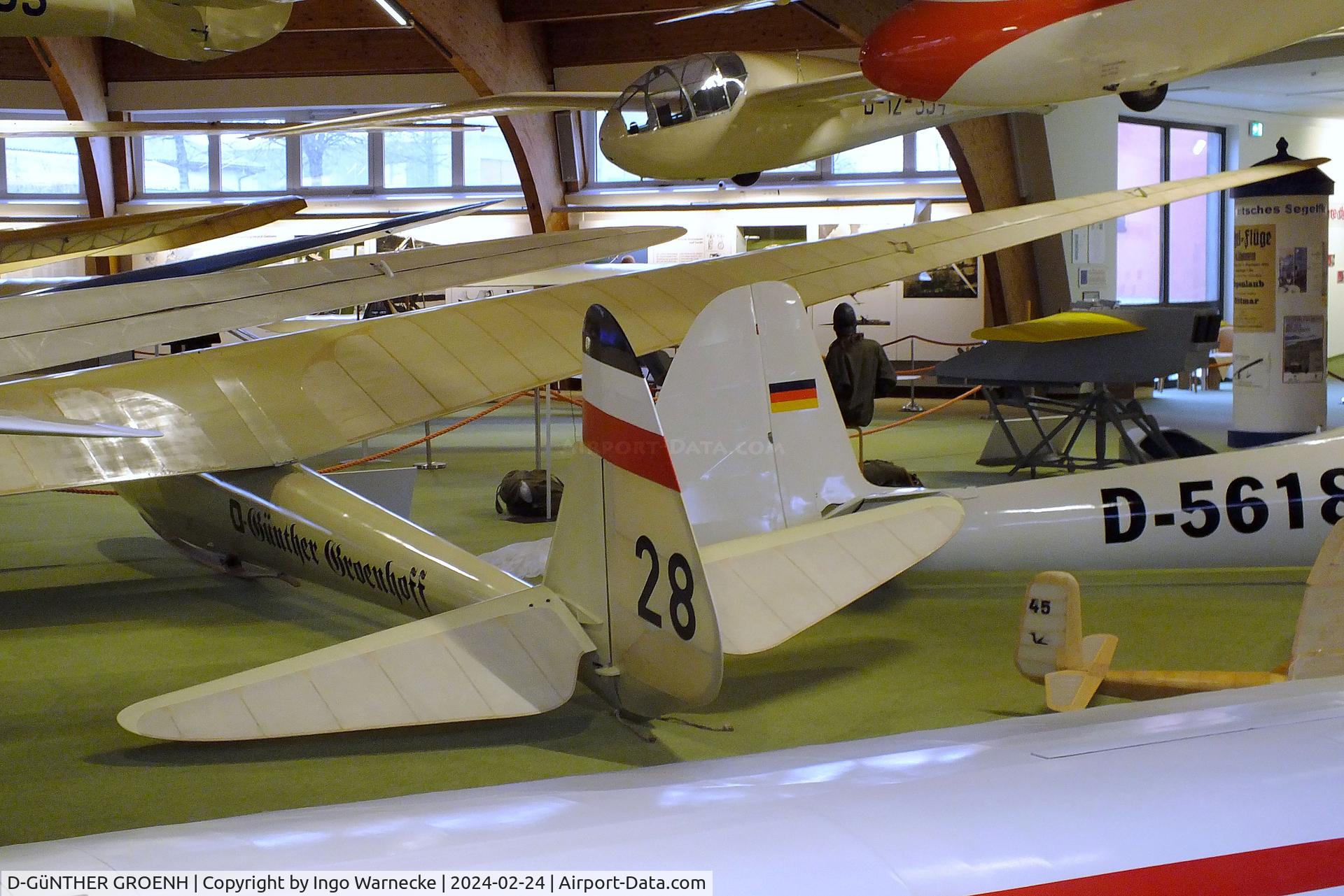 D-GüNTHER GROENHOFF, 1986 Schleicher Rhonadler 35 replica C/N AB-01, Schleicher Rhönadler 35 replica at the Deutsches Segelflugmuseum mit Modellflug (German Soaring Museum with Model Flight), Gersfeld Wasserkuppe