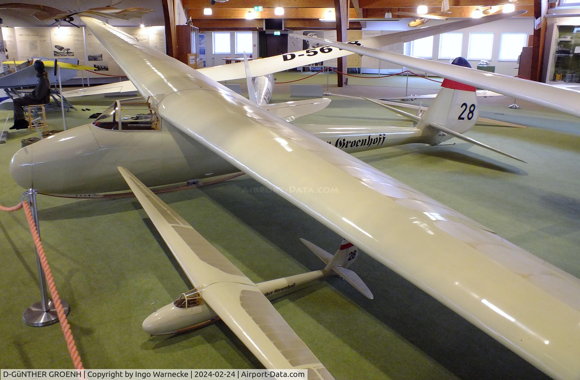 D-GüNTHER GROENHOFF, 1986 Schleicher Rhonadler 35 replica C/N AB-01, Schleicher Rhönadler 35 replica at the Deutsches Segelflugmuseum mit Modellflug (German Soaring Museum with Model Flight), Gersfeld Wasserkuppe