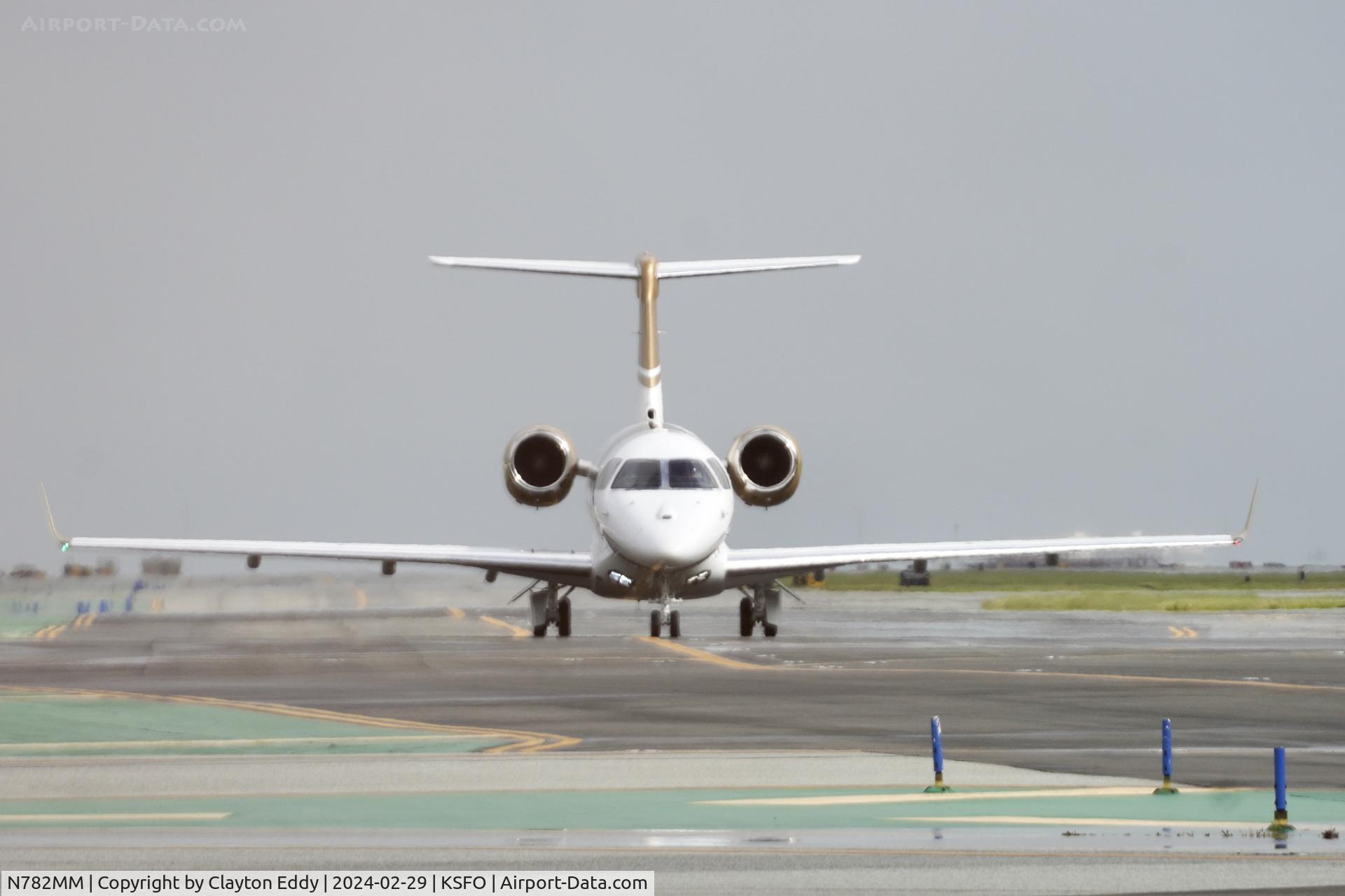 N782MM, 2016 Embraer SA EMB-550 C/N 55000065, SFO 2024.