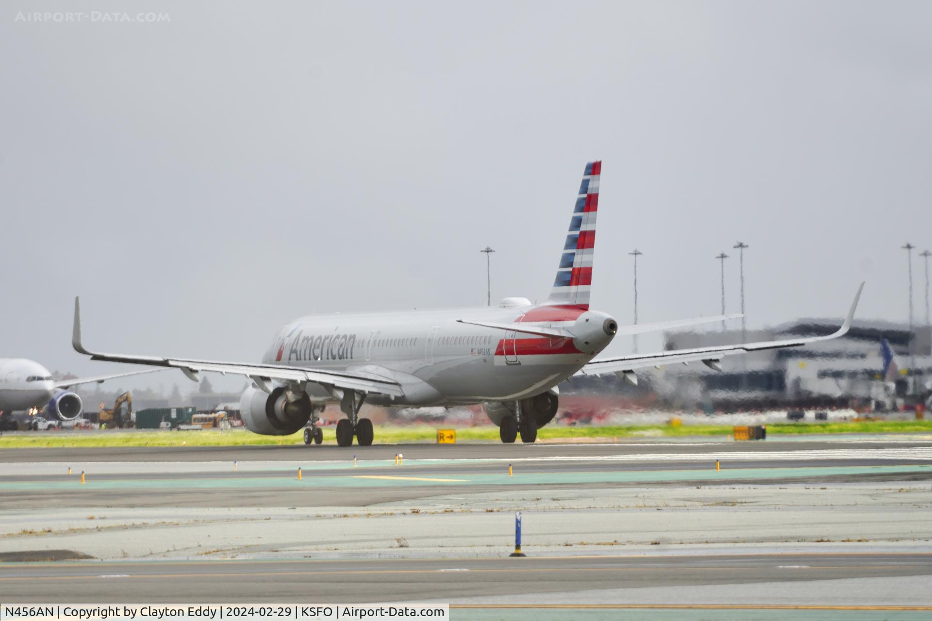 N456AN, 2022 Airbus A321-253NX C/N 10858, SFO 2024.