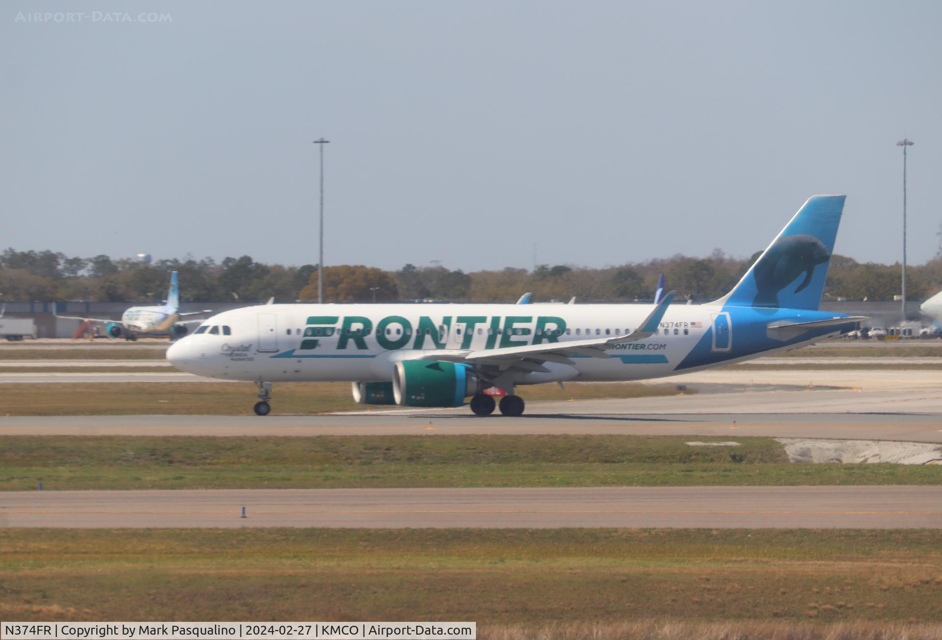 N374FR, 2021 Airbus A320-251NEO C/N 10452, Airbus A320-251NEO