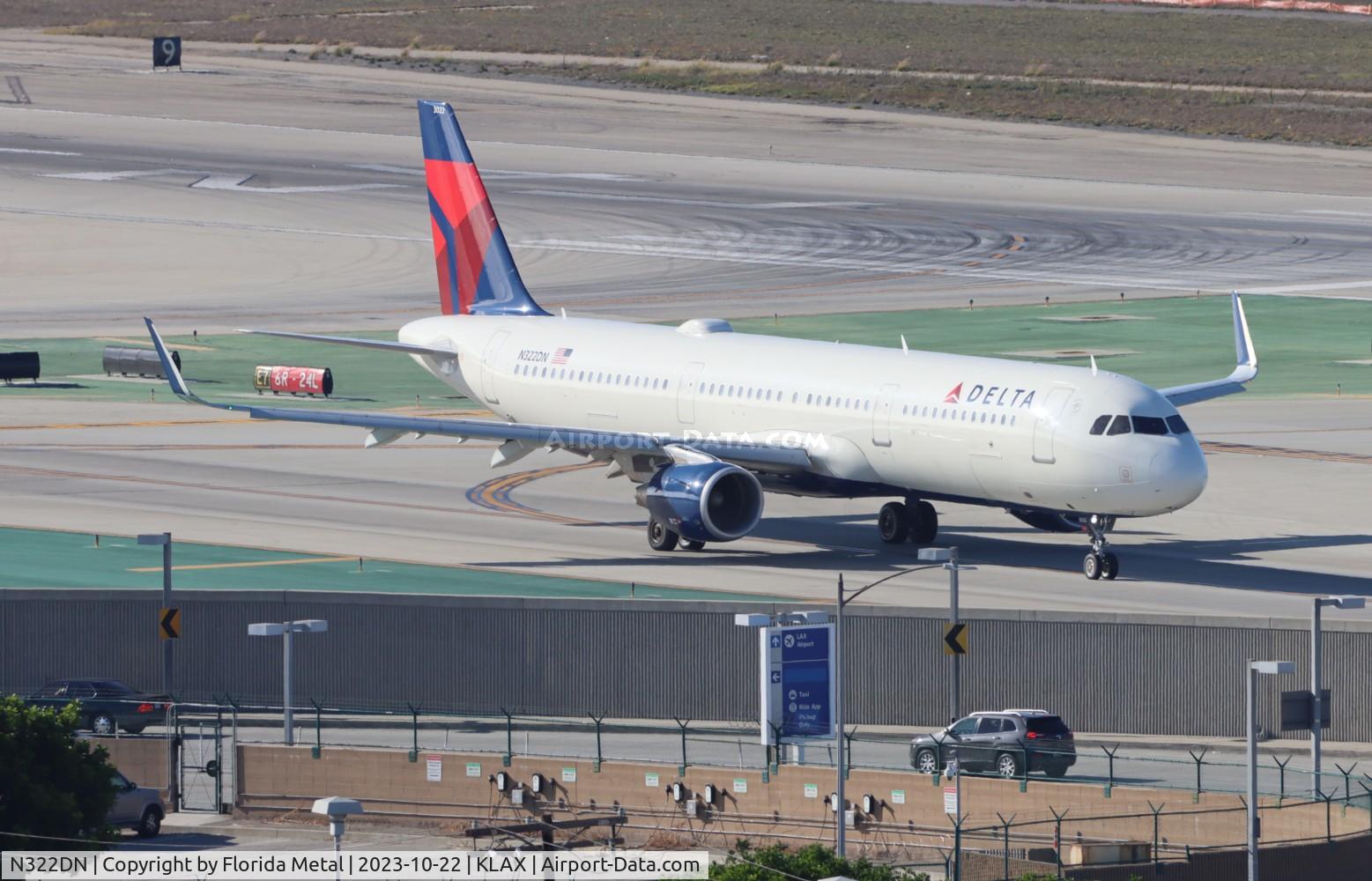 N322DN, 2017 Airbus A321-211 C/N 7707, DAL A321 zx LAX-MSP