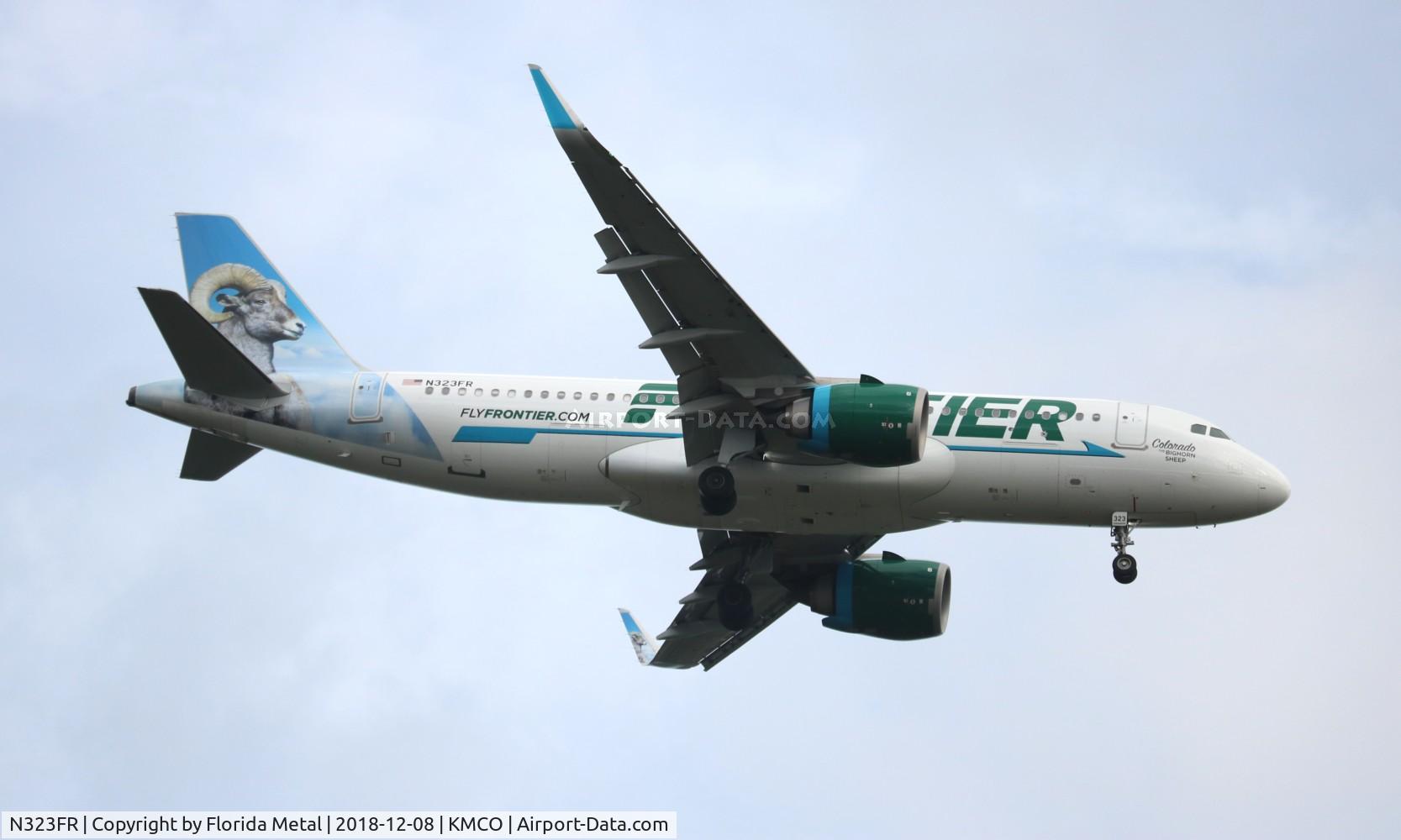 N323FR, 2017 Airbus A320-251N C/N 7925, FFT A32N zx IND-MCO