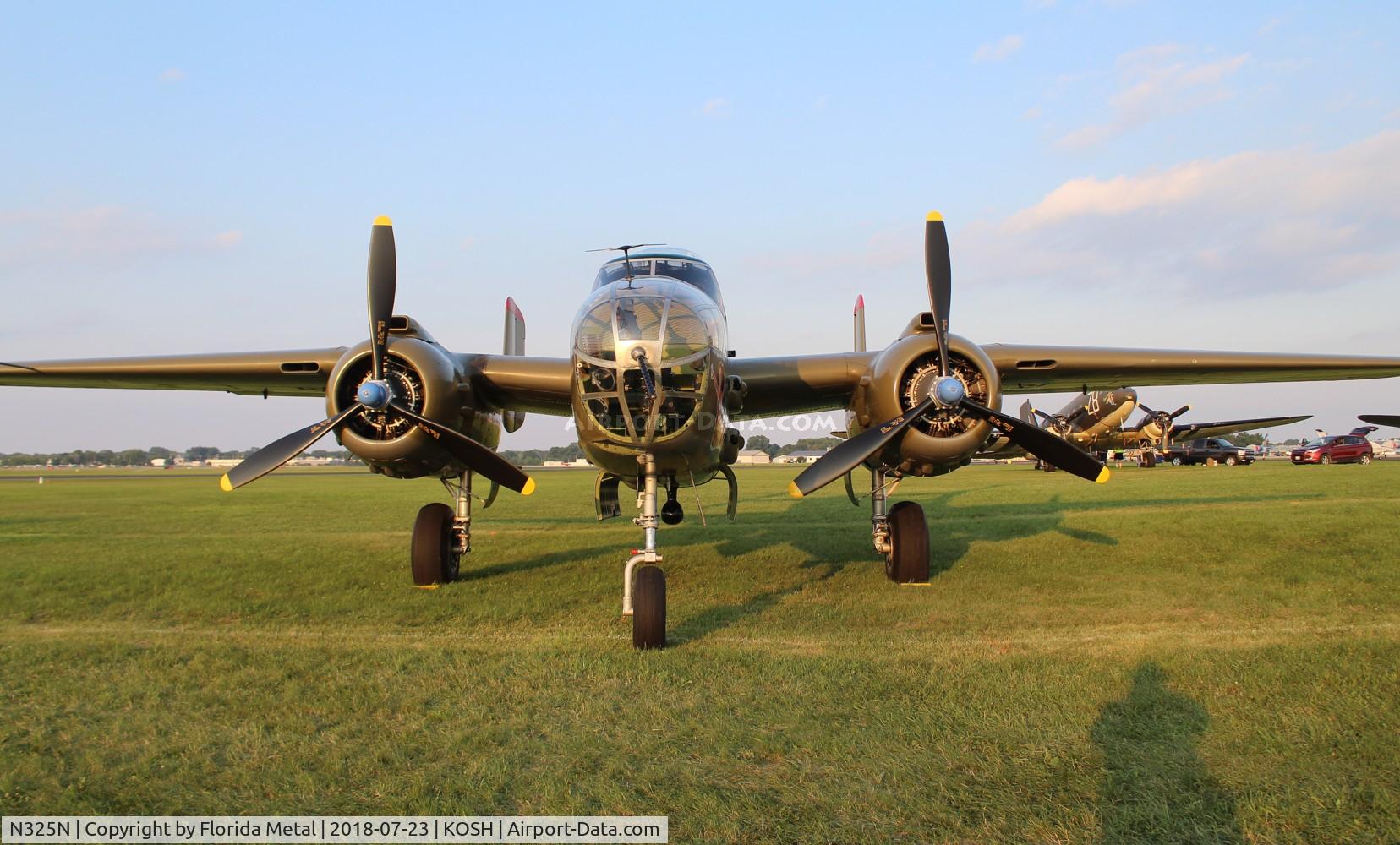 N325N, 1945 North American B-25J-30/32-NC Mitchell Mitchell C/N 108-47452, OSH 18 zx