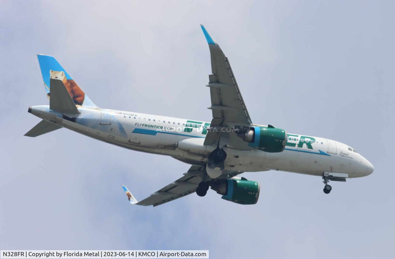 N328FR, 2018 Airbus A320-251N C/N 8118, FFT A32N Scout zx PCE-MCO