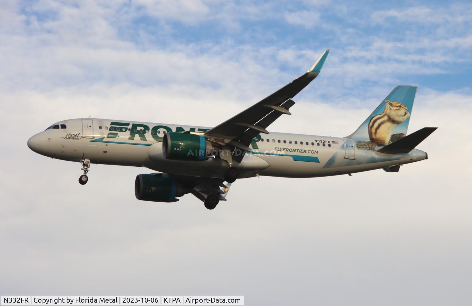 N332FR, 2018 Airbus A320-251N C/N 8307, FFT A32N Hazel zx CVG-TPA