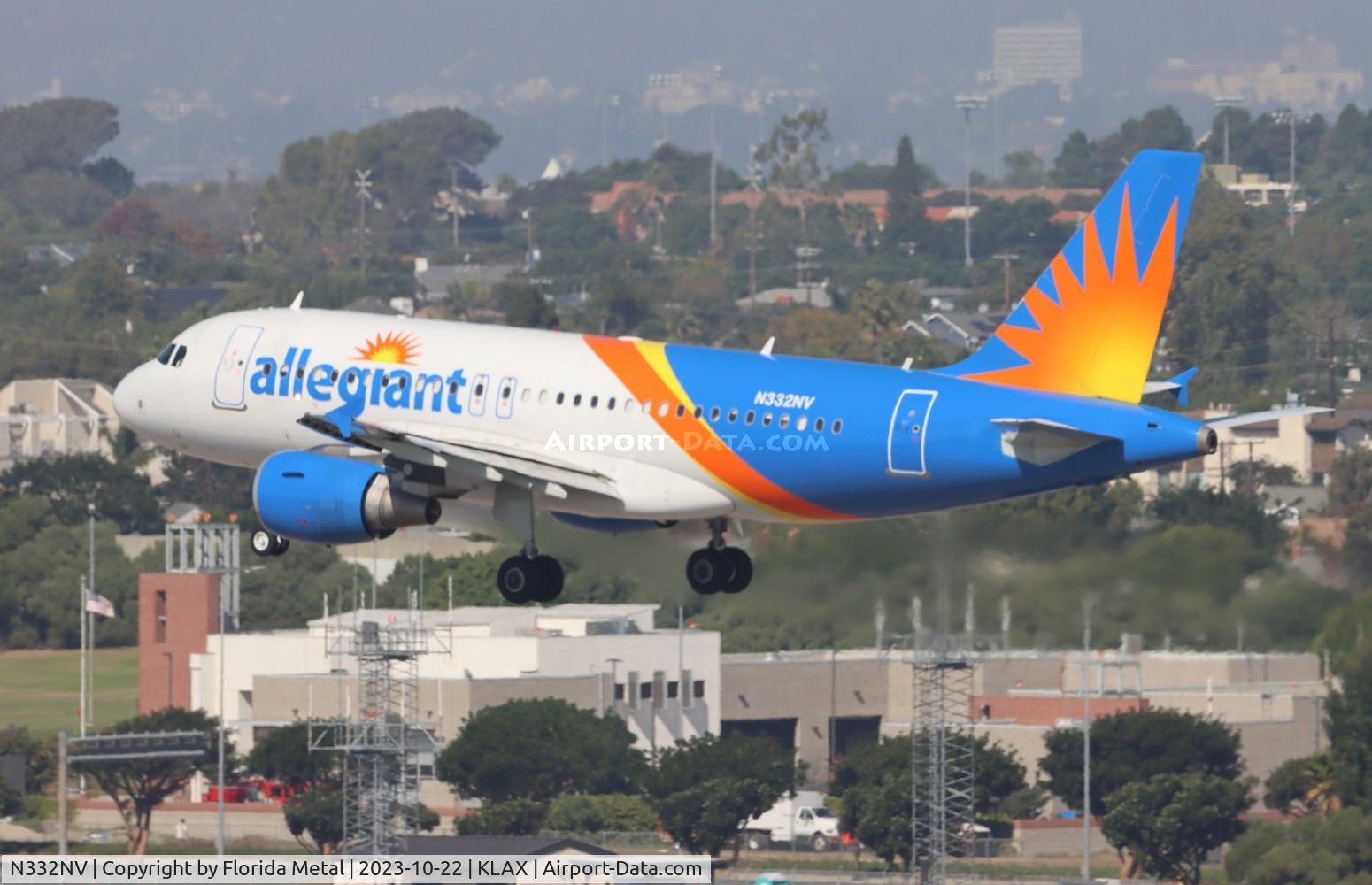 N332NV, 2005 Airbus A319-111 C/N 2638, AAY A319 zx BLI-LAX