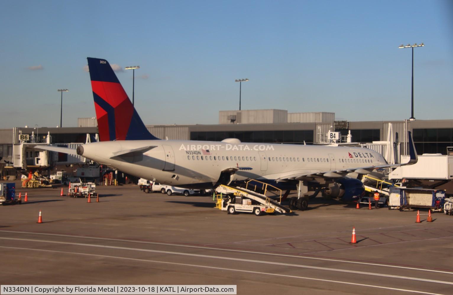 N334DN, 2017 Airbus A321-211 C/N 8040, DAL A321 zx