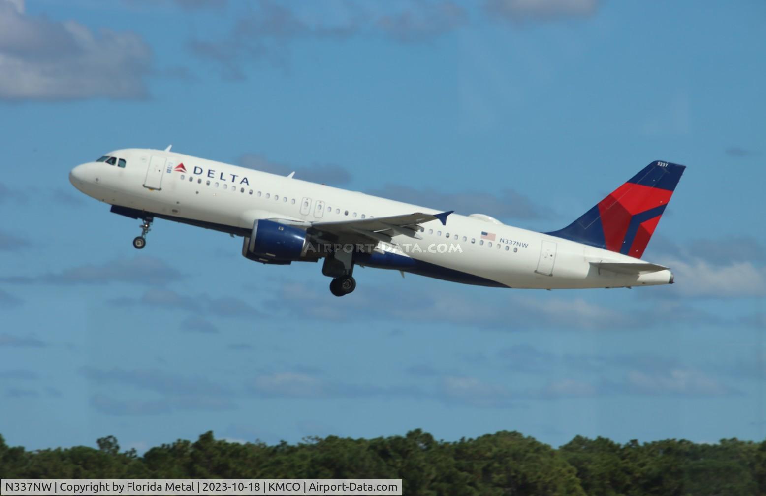 N337NW, 1992 Airbus A320-212 C/N 358, DAL A320 zx MCO-JFK