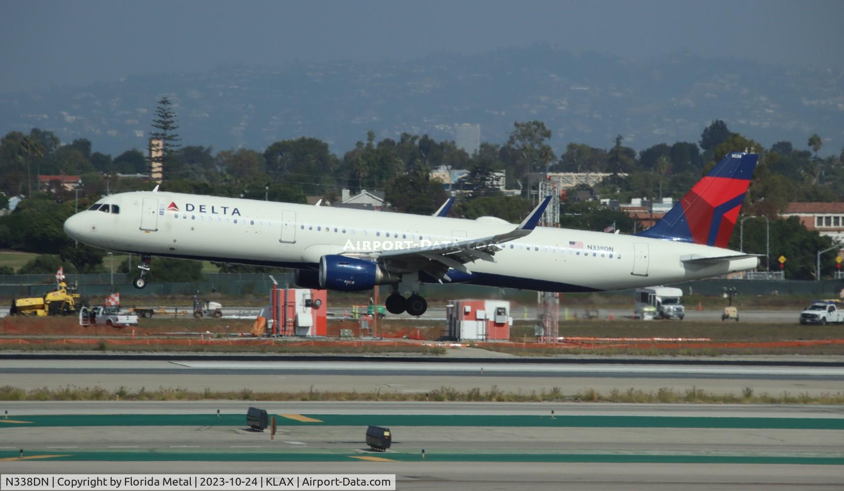 N338DN, 2018 Airbus A321-211 C/N 8078, DAL A321 zx MSP-LAX