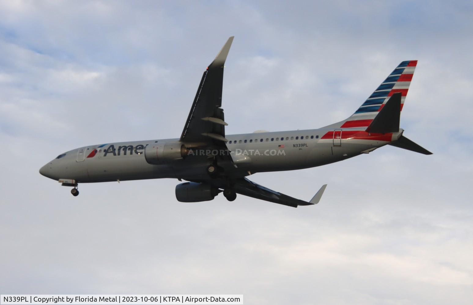 N339PL, 2017 Boeing 737-823 C/N 33346, AAL 738 zx DFW-TPA