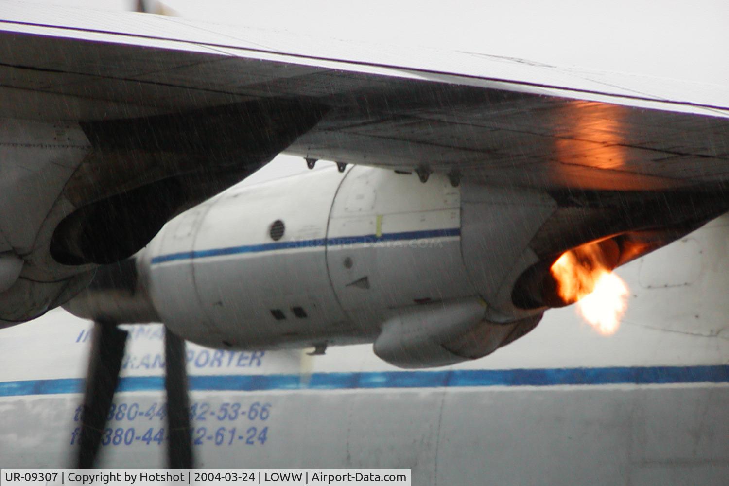 UR-09307, 1974 Antonov An-22A C/N 043481244, Firing up Number 2.